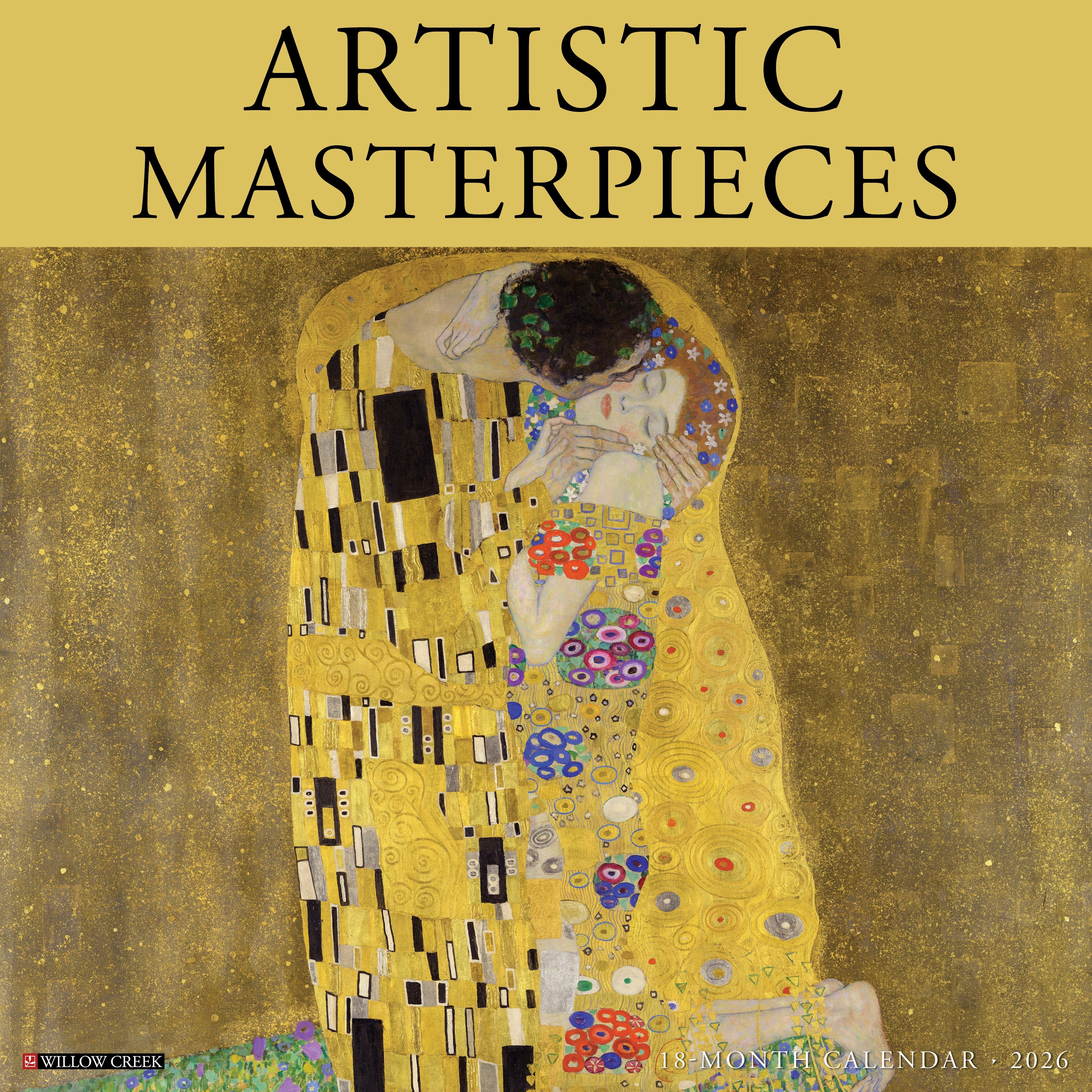 2026 Artistic Masterpieces - Square Wall Calendar