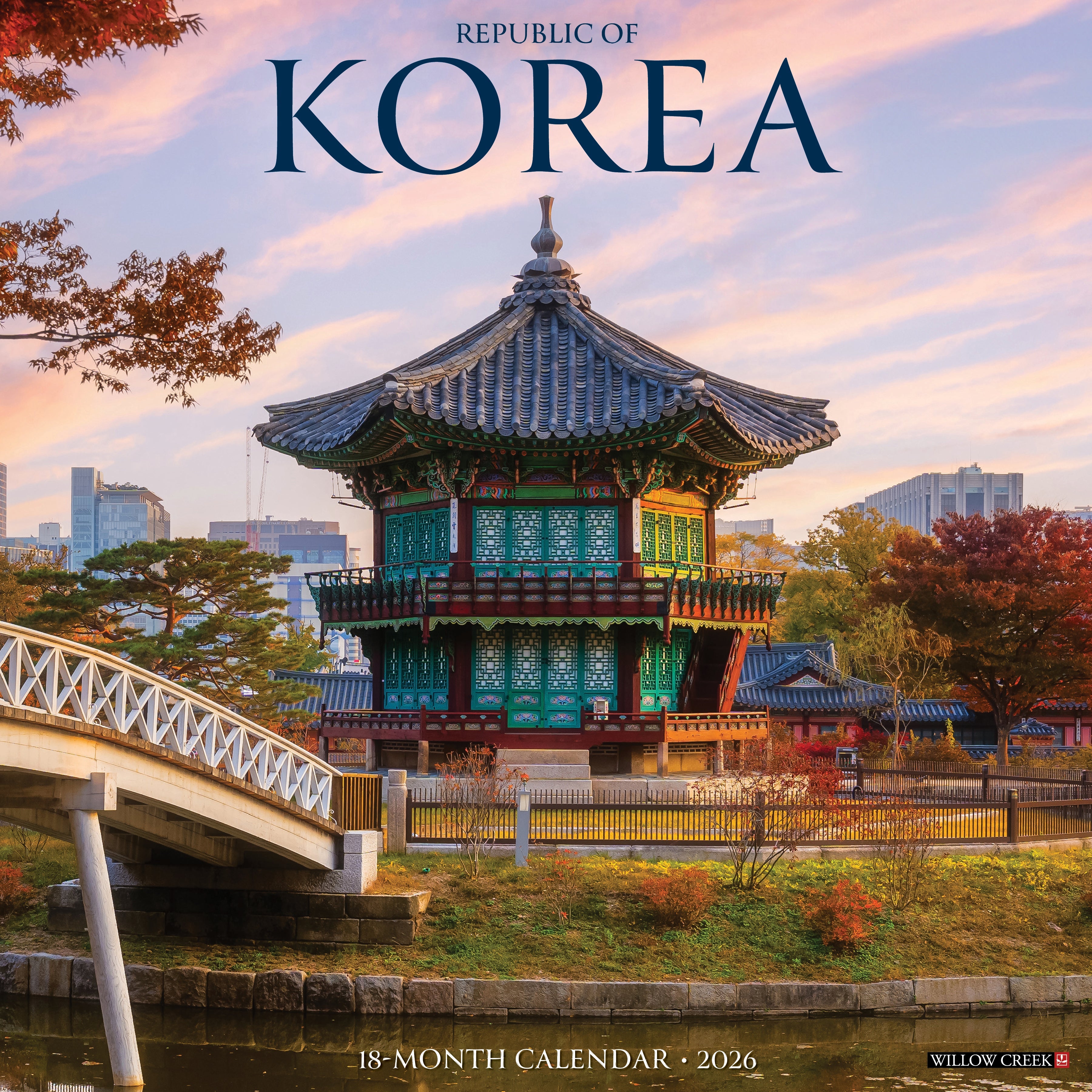 2026 Republic of Korea - Square Wall Calendar