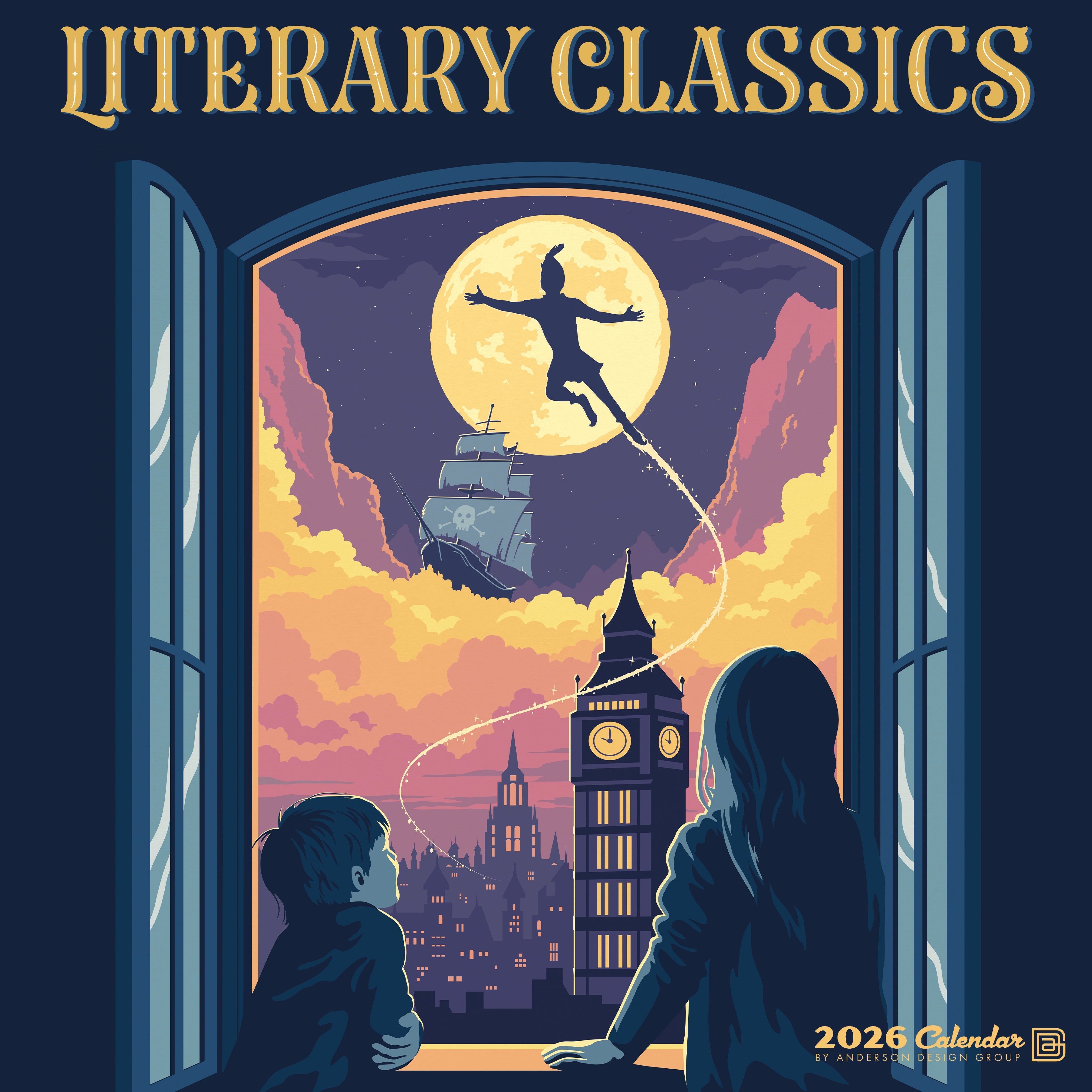 2026 Literary Classics - Square Wall Calendar
