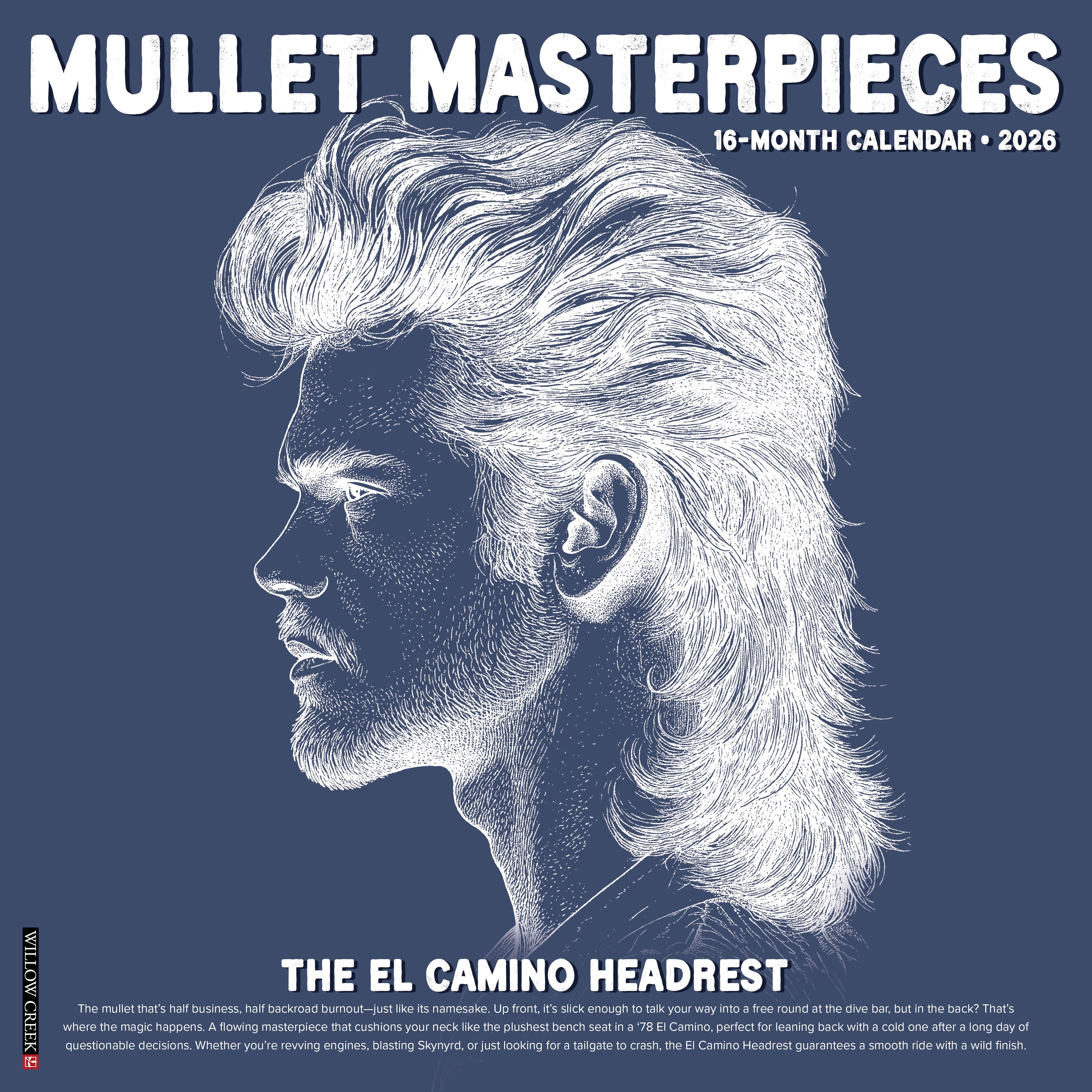 2026 Mullet Masterpieces - Square Wall Calendar