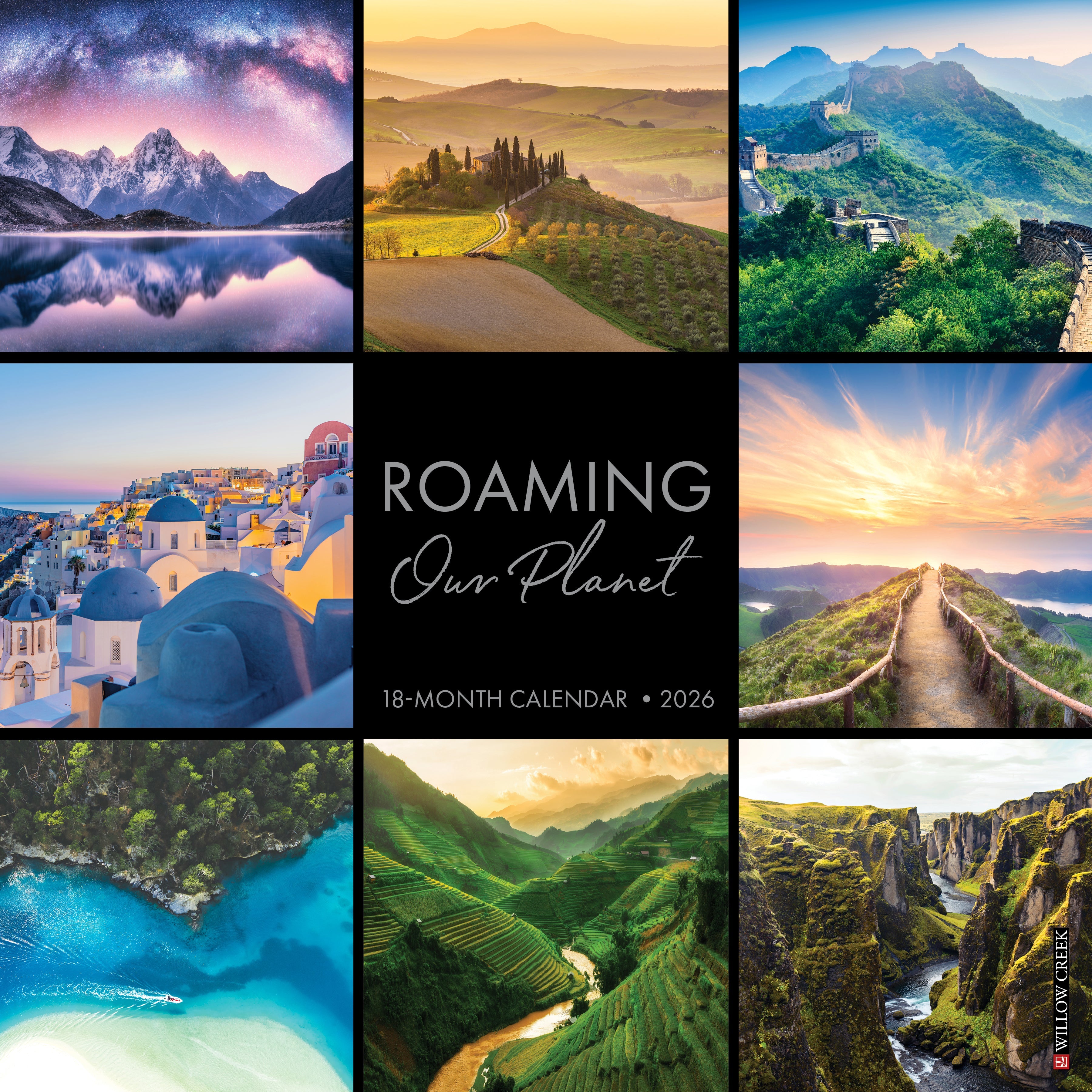 2026 Roaming Our Planet - Square Wall Calendar