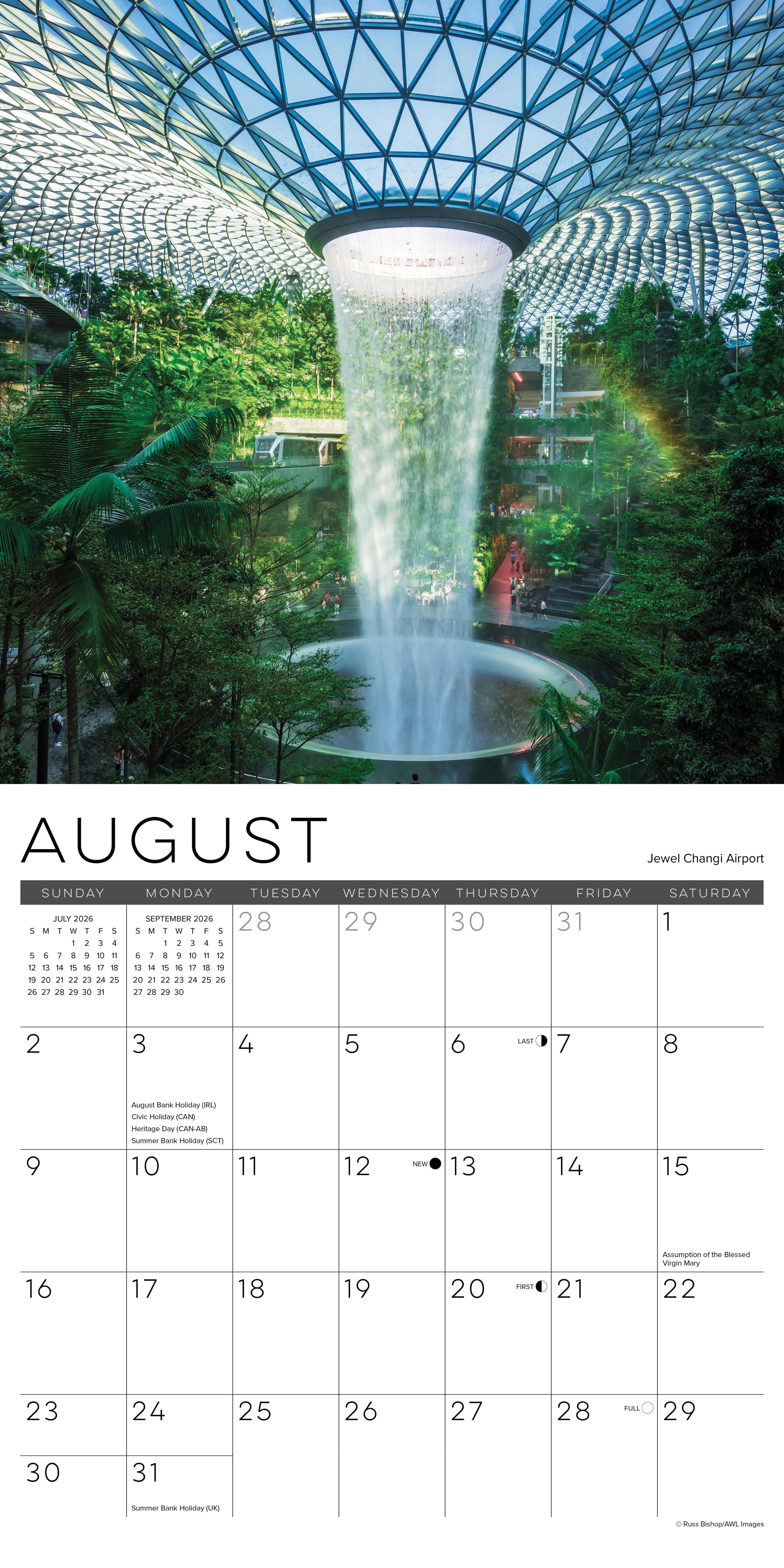 2026 Singapore - Square Wall Calendar