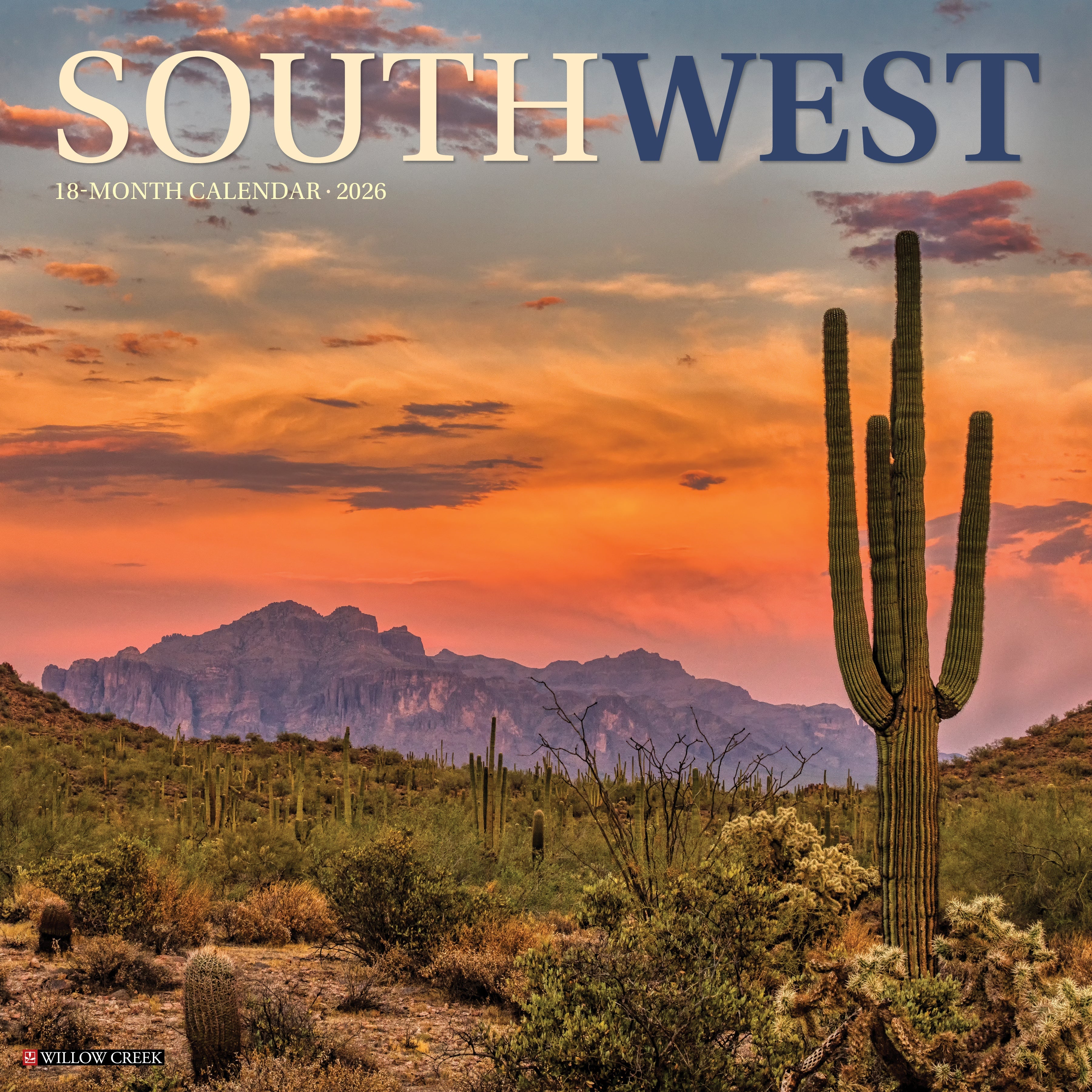 2026 Southwest - Square Wall Calendar