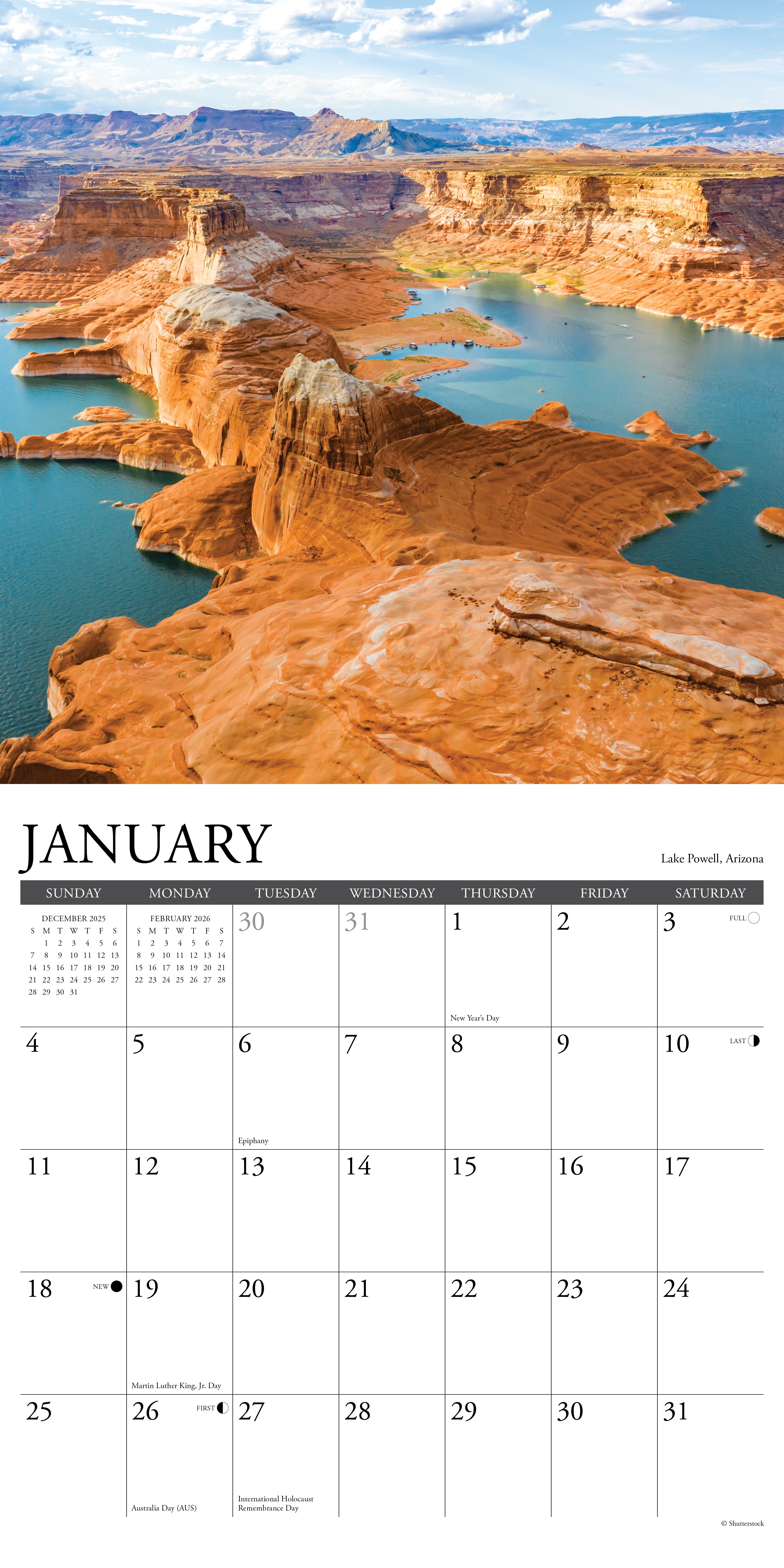 2026 Southwest - Square Wall Calendar