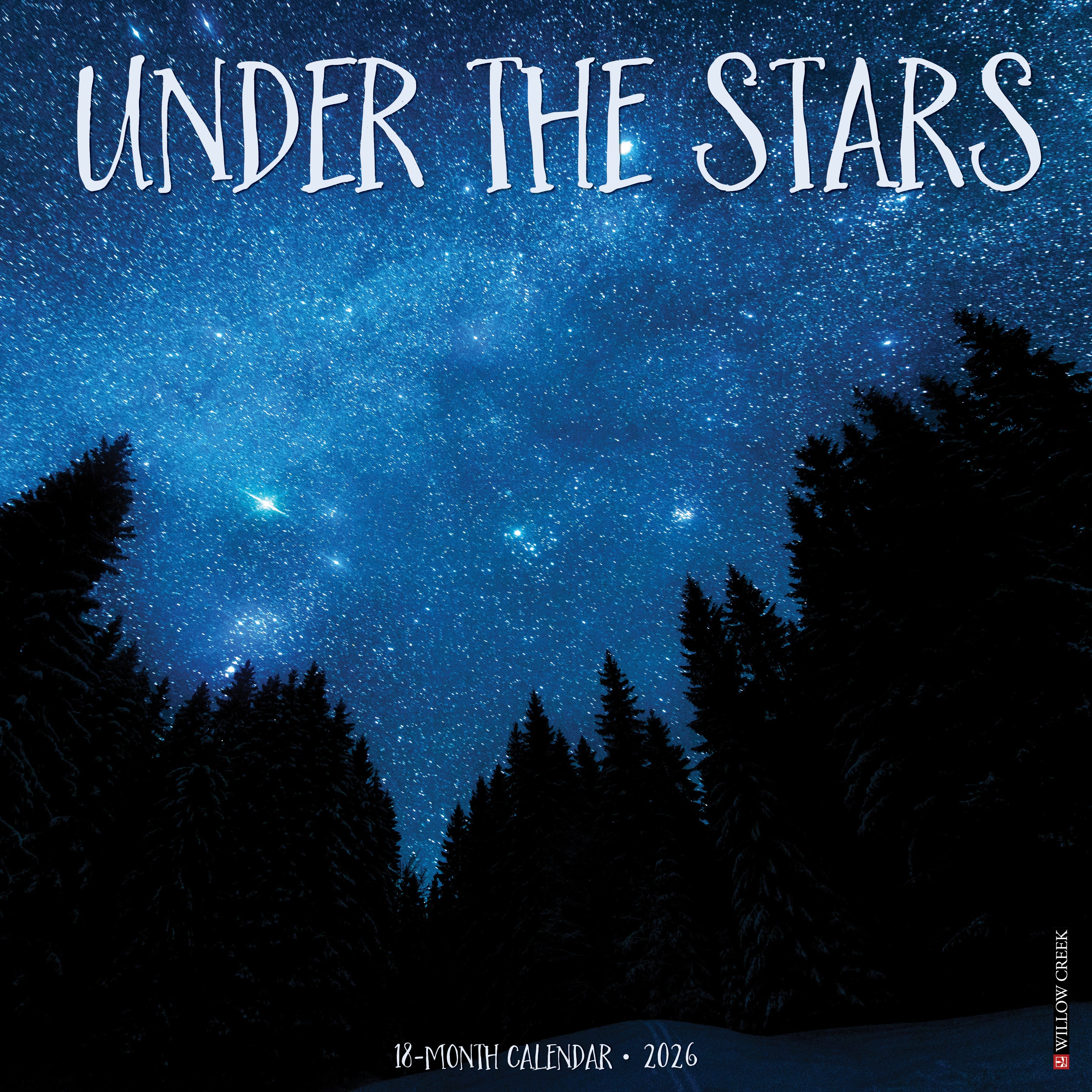2026 Under the Stars - Square Wall Calendar