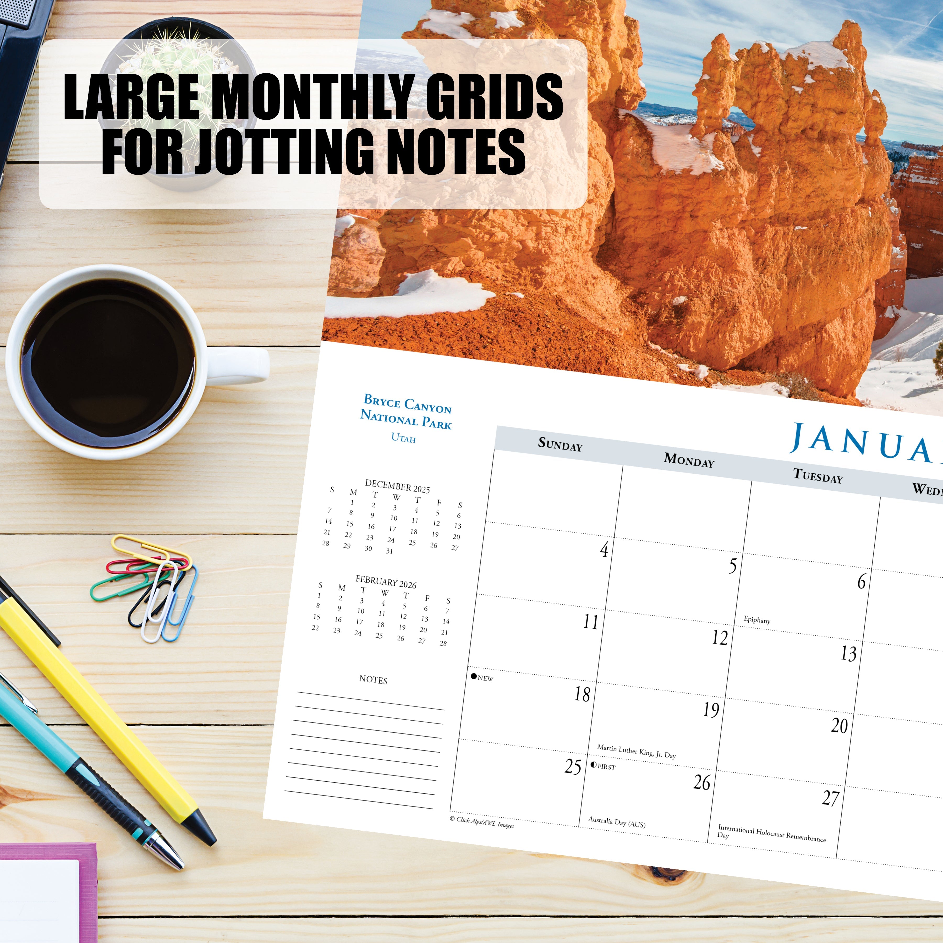 2026 National Parks - Deluxe Wall