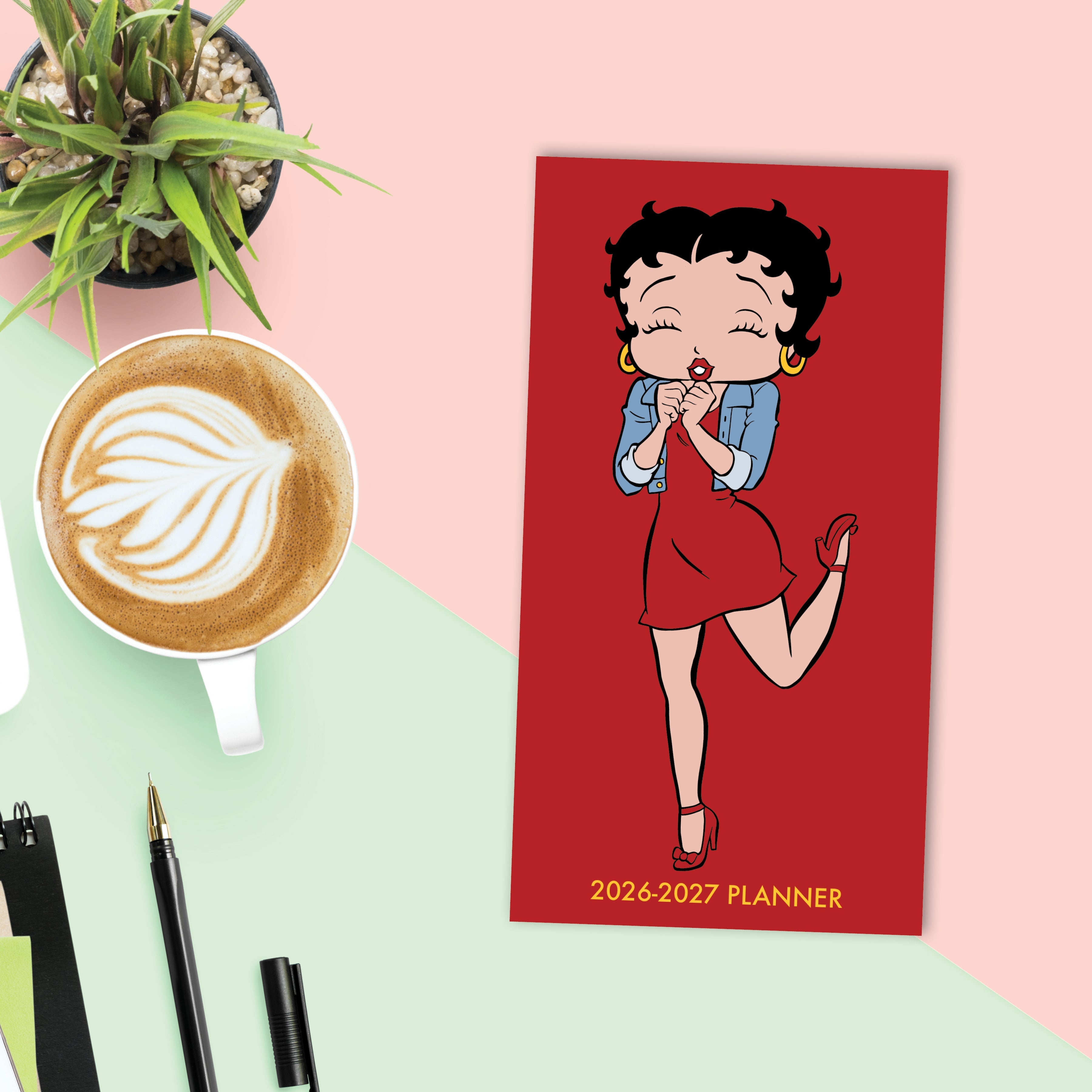 2026-2027 Betty Boop - Monthly Pocket Diary/Planner