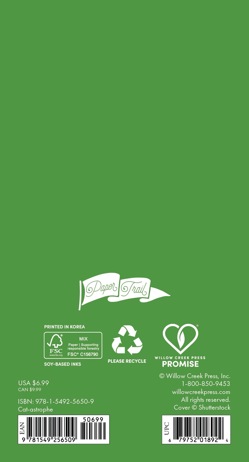 2026-2027 Cat-astrophe - Monthly Pocket Diary/Planner