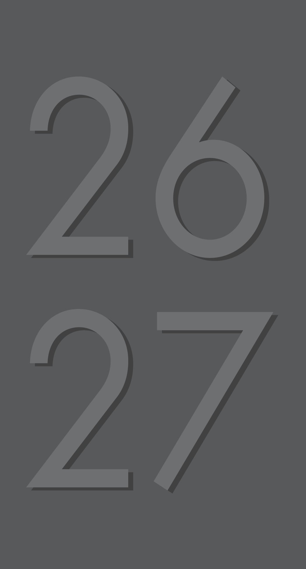 2026-2027 Charcoal - Monthly Pocket Diary/Planner