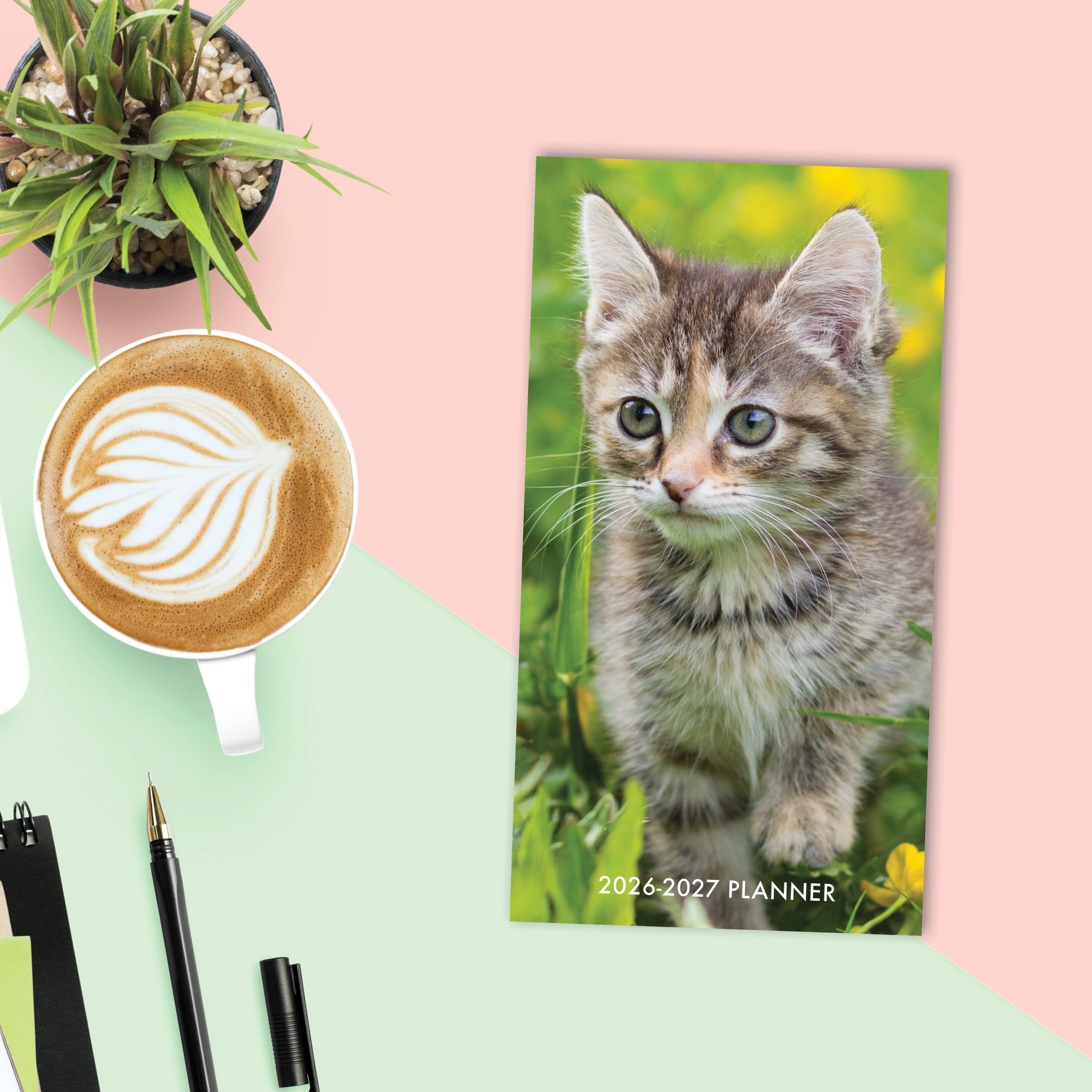 2026-2027 Cute as A Kitten - Monthly Pocket Diary/Planner