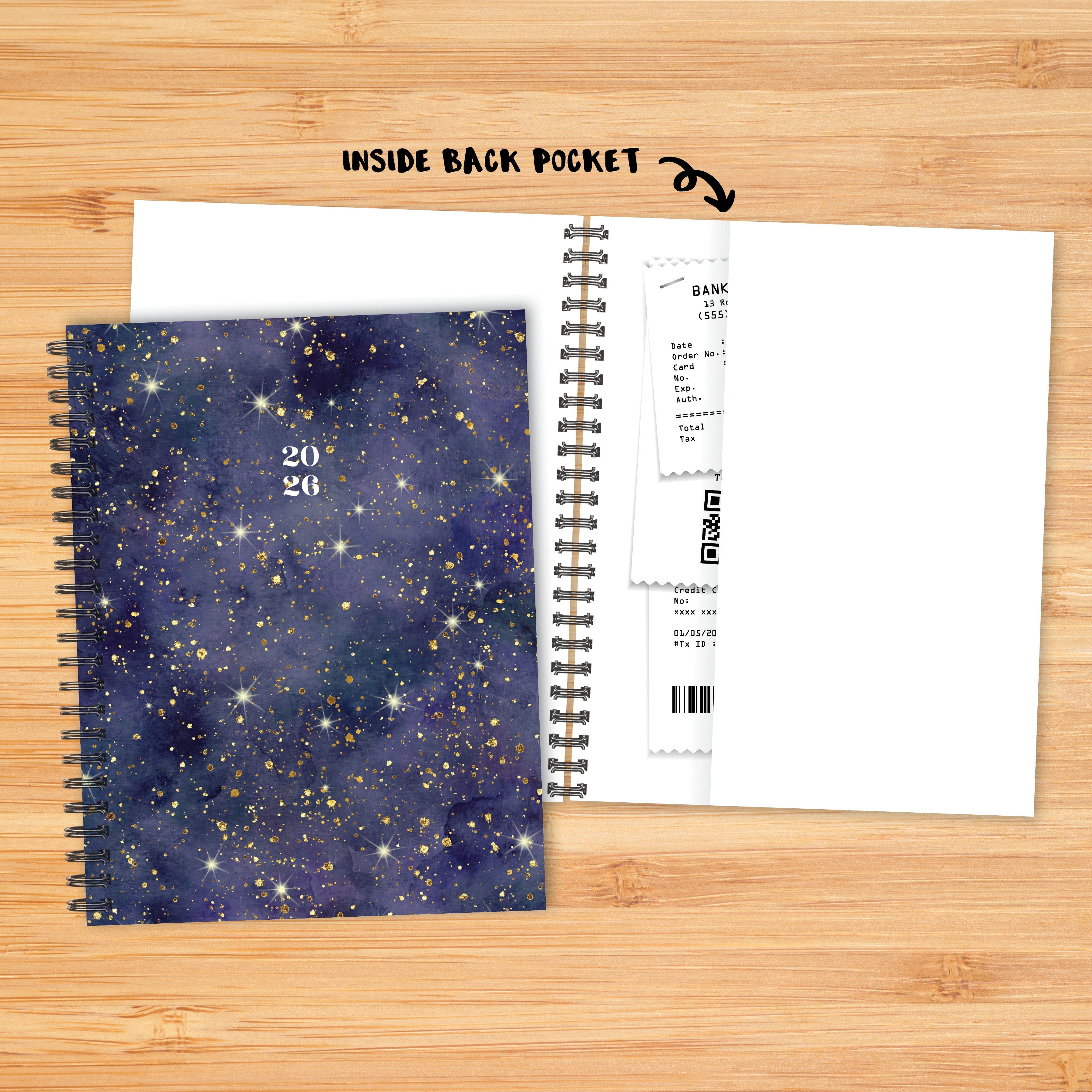 2026 Starry Night - Monthly & Weekly Diary/Planner