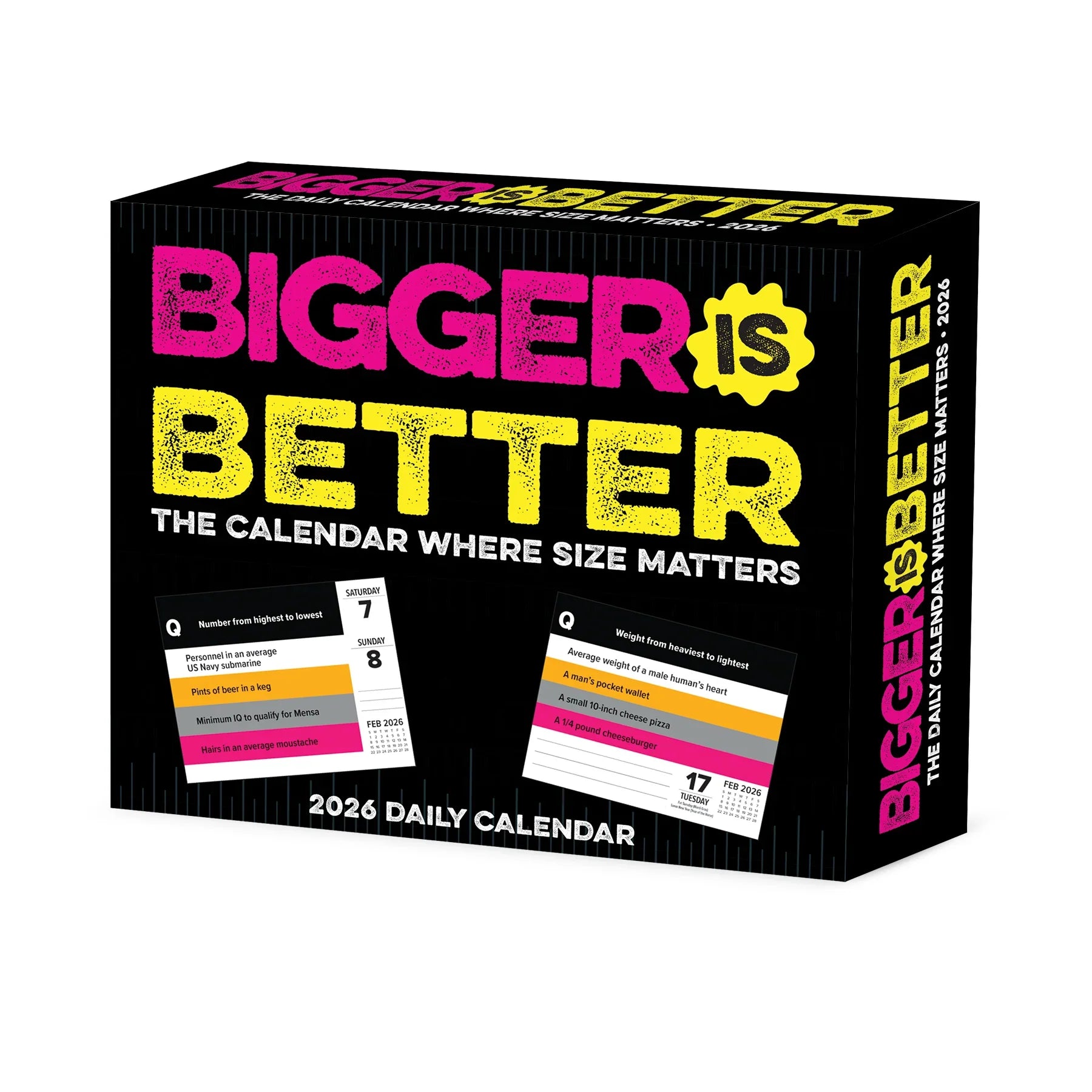 2026 Bigger is Better - Boxed Page-A-Day Calendar