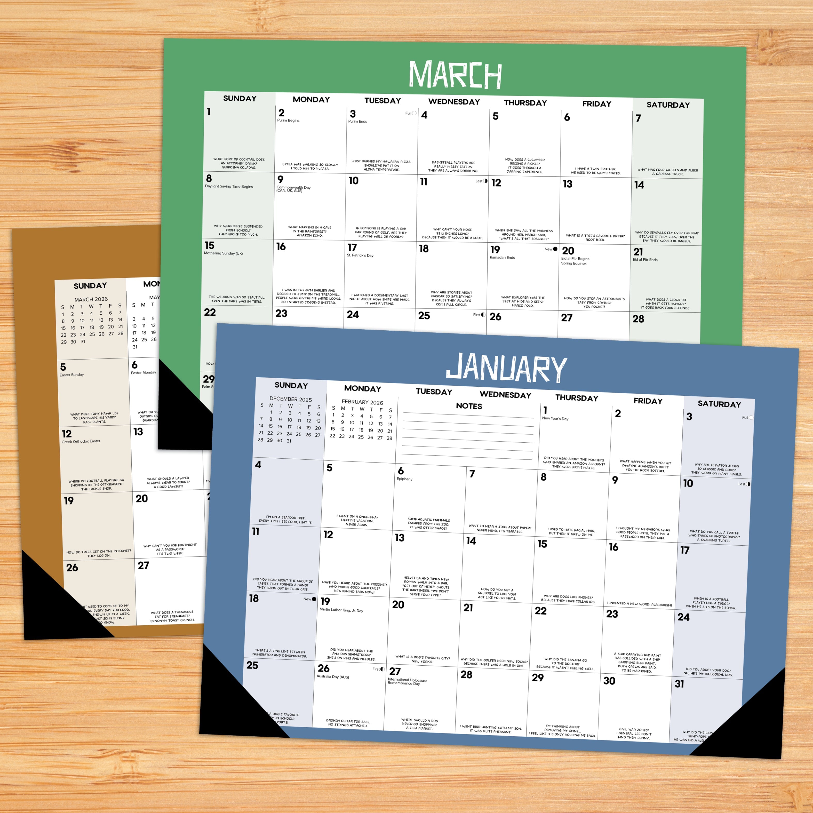 2026 Bad Dad Jokes - Desk Pad