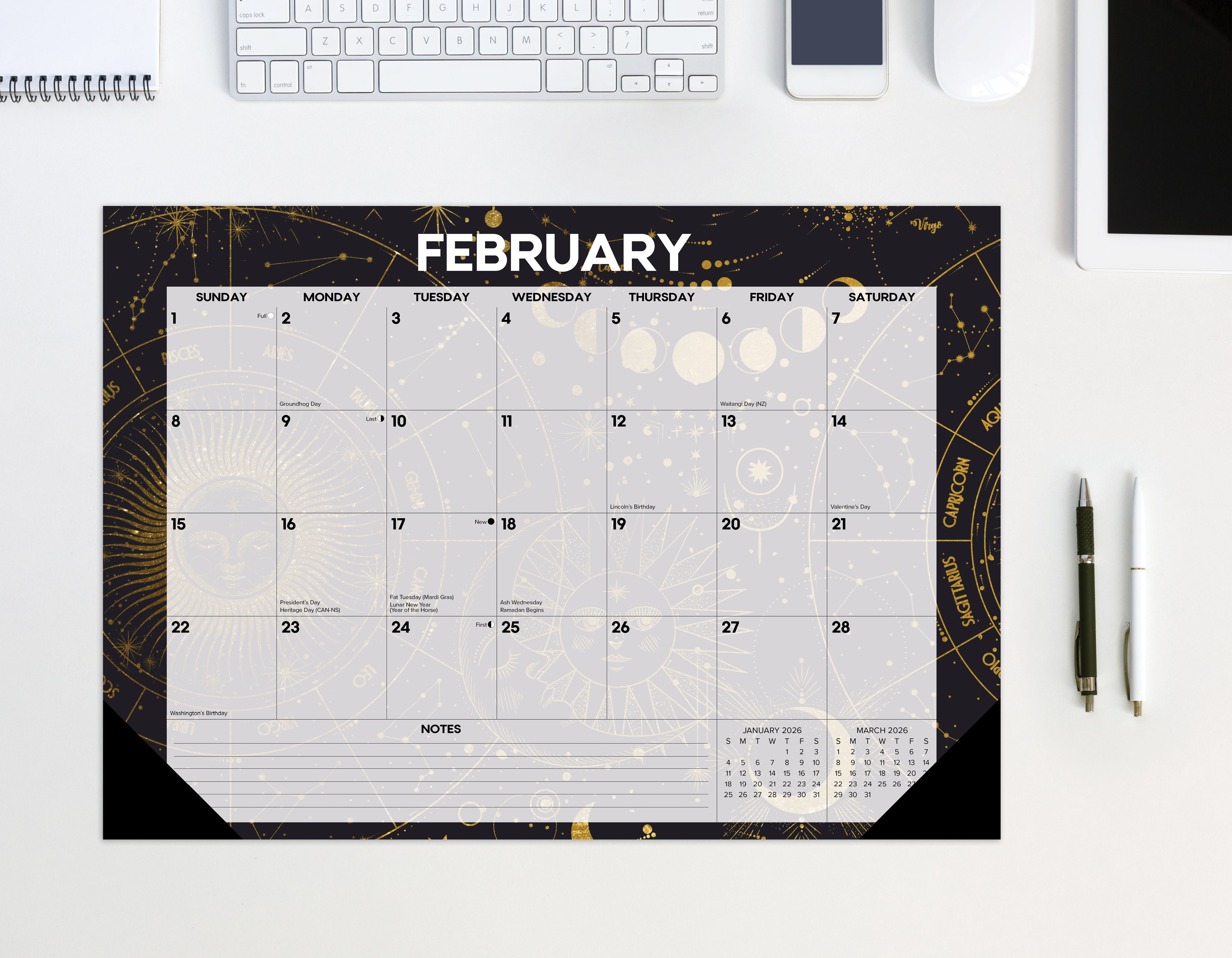 2026 Celestial - Desk Pad