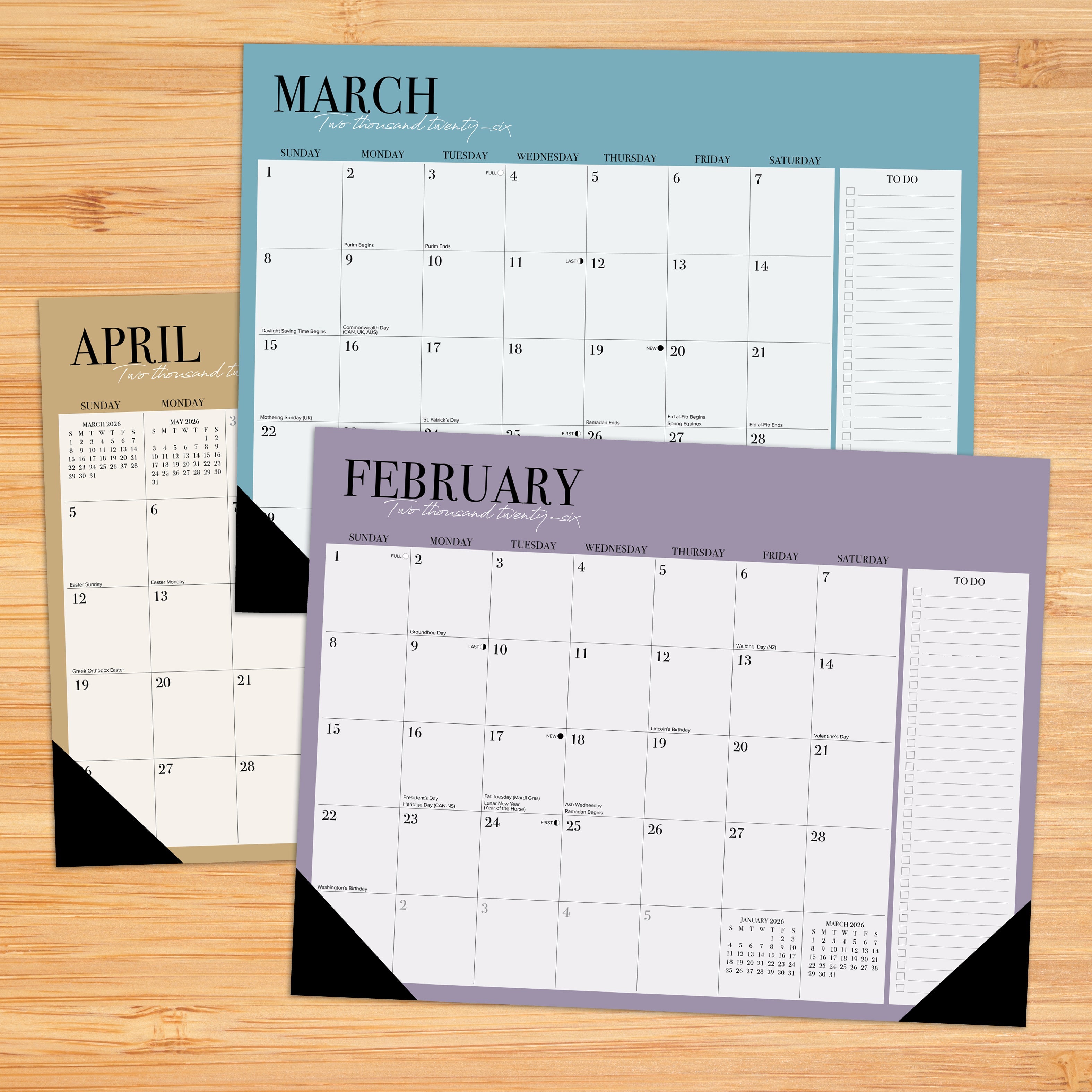 2026 Modern Minimalist - Desk Pad