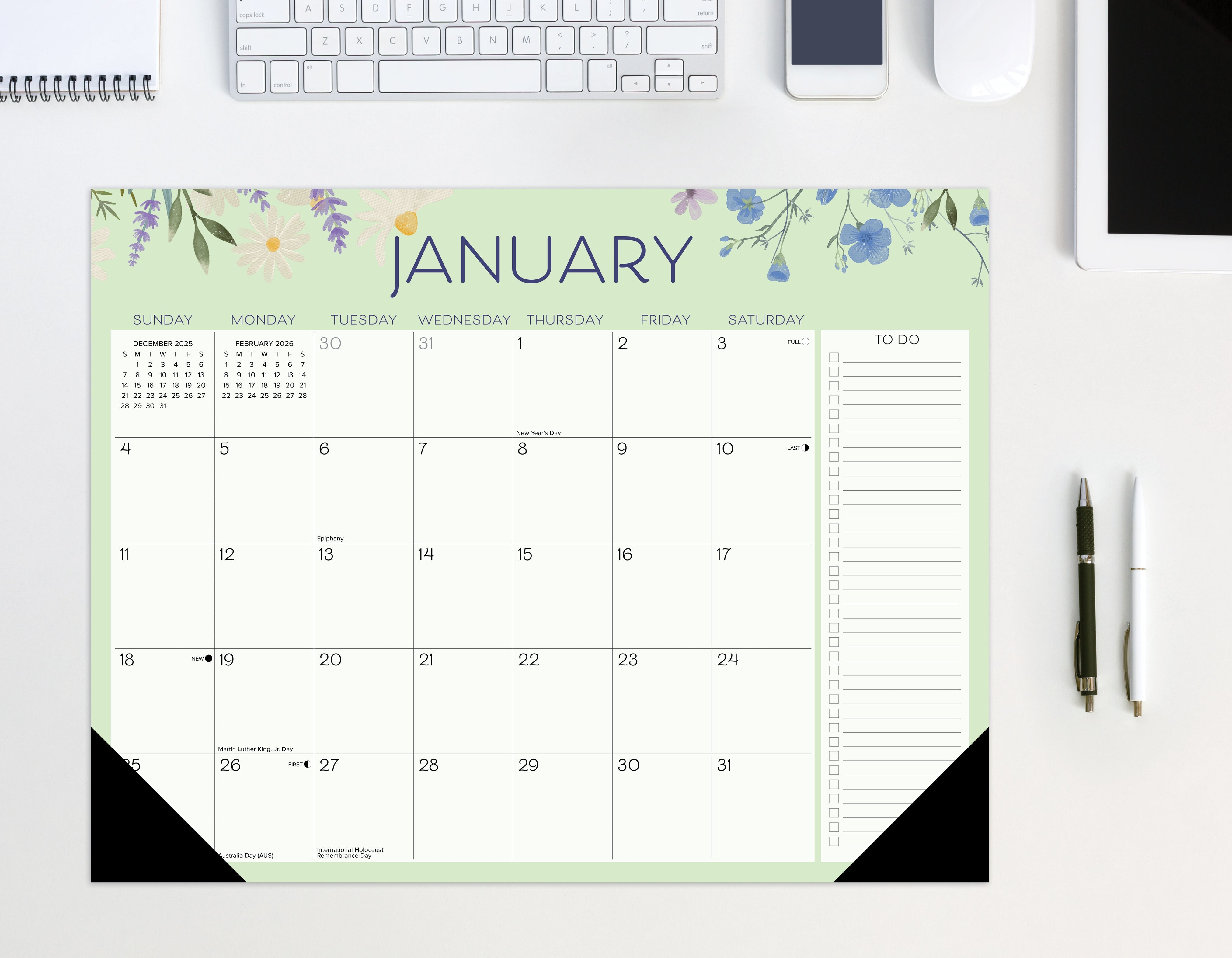 2026 Wildflowers - Desk Pad