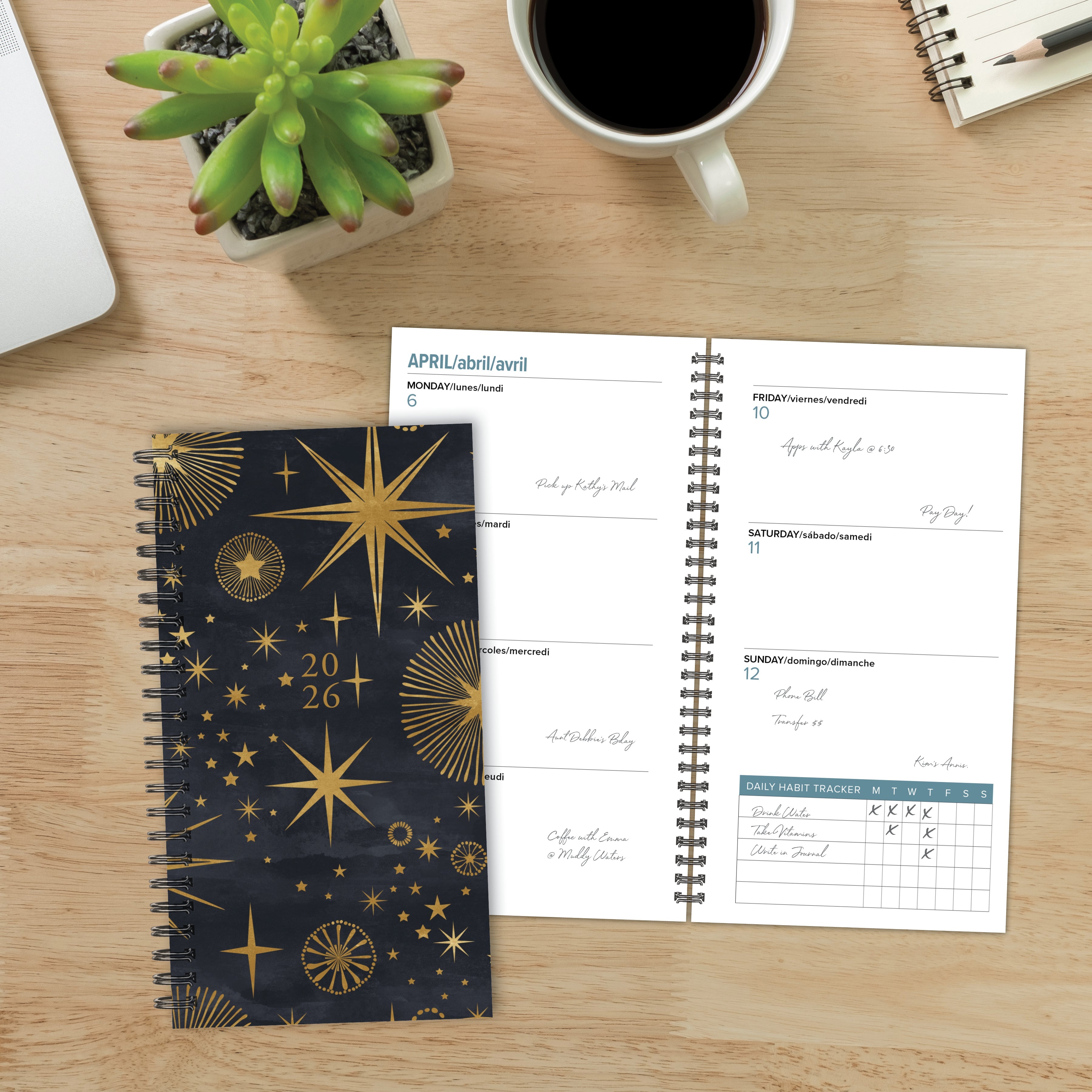 2026 Celestial - Weekly & Monthly Pocket Diary/Planner