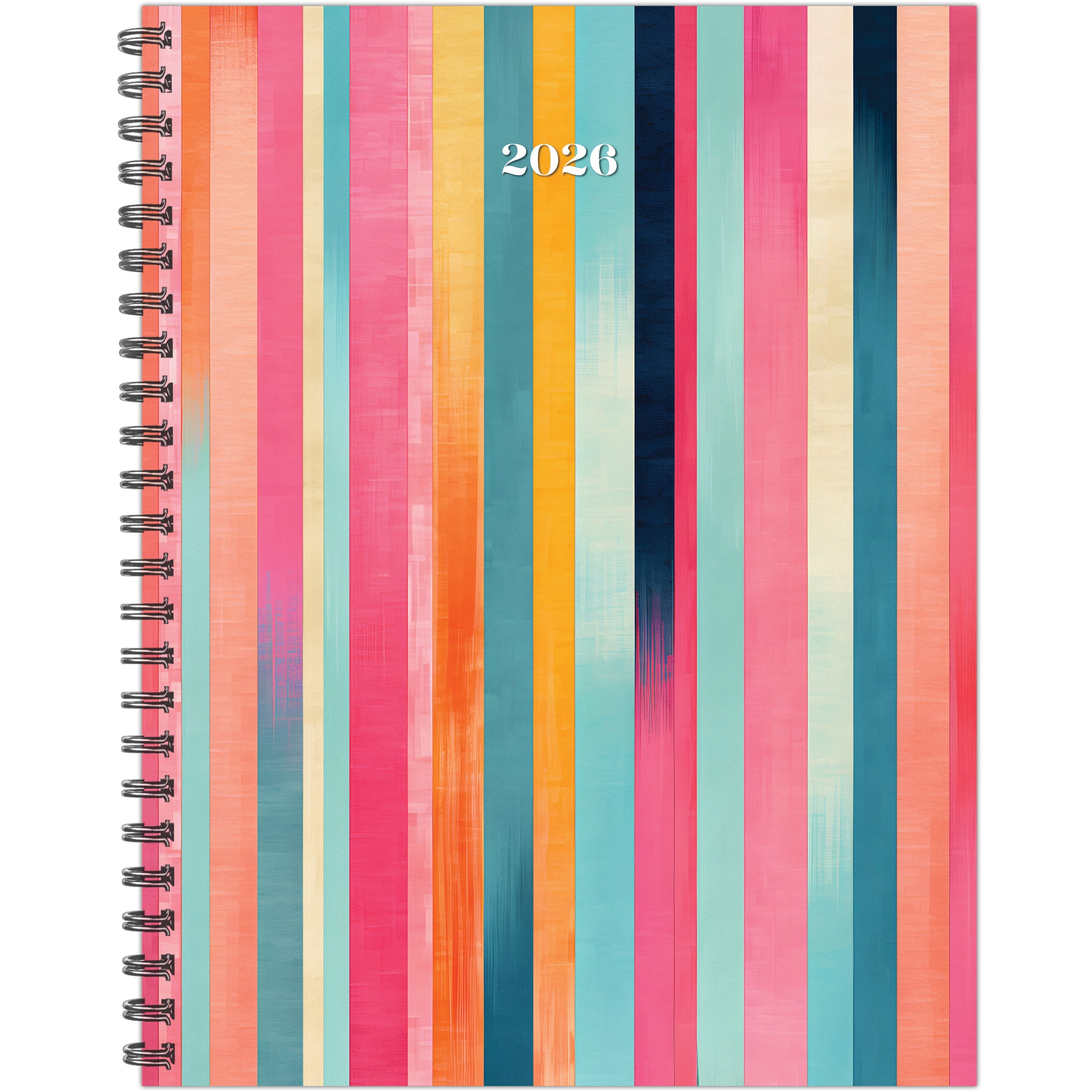 2026 Super Stripe - Monthly & Weekly Diary/Planner