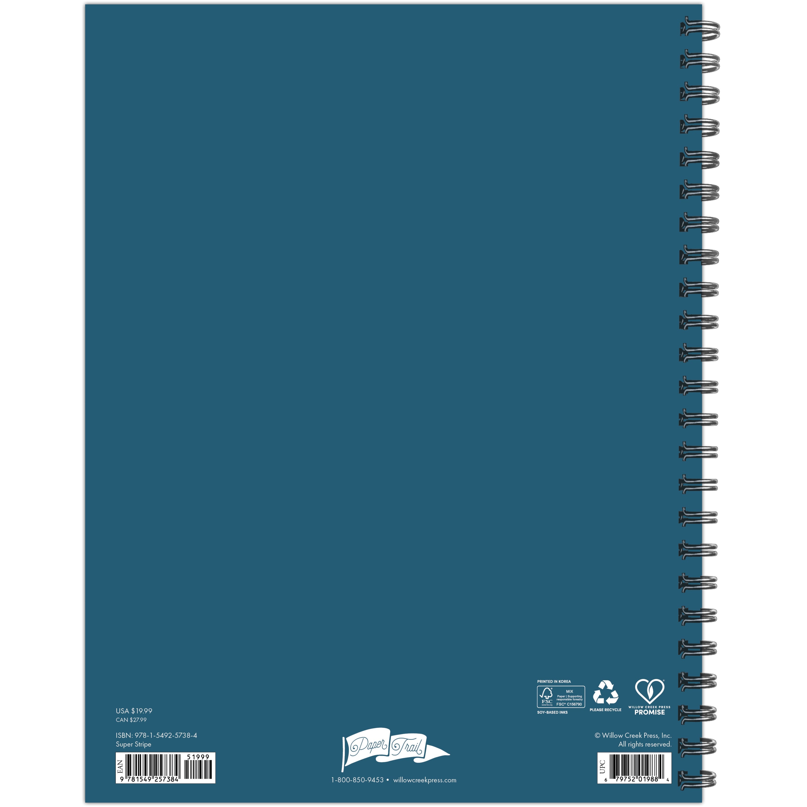 2026 Super Stripe - Monthly & Weekly Diary/Planner