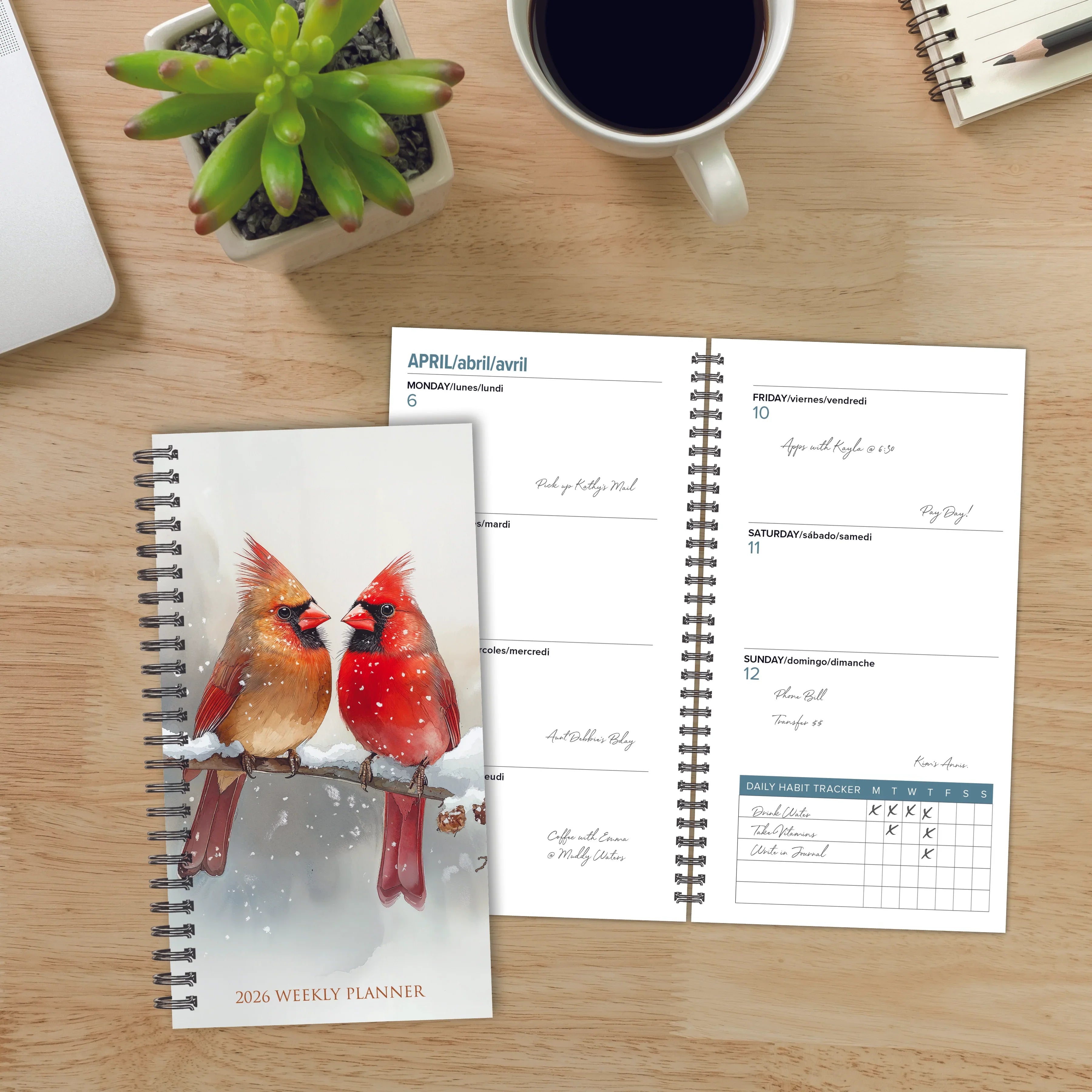 2026 Cardinals - Weekly & Monthly Pocket Diary/Planner