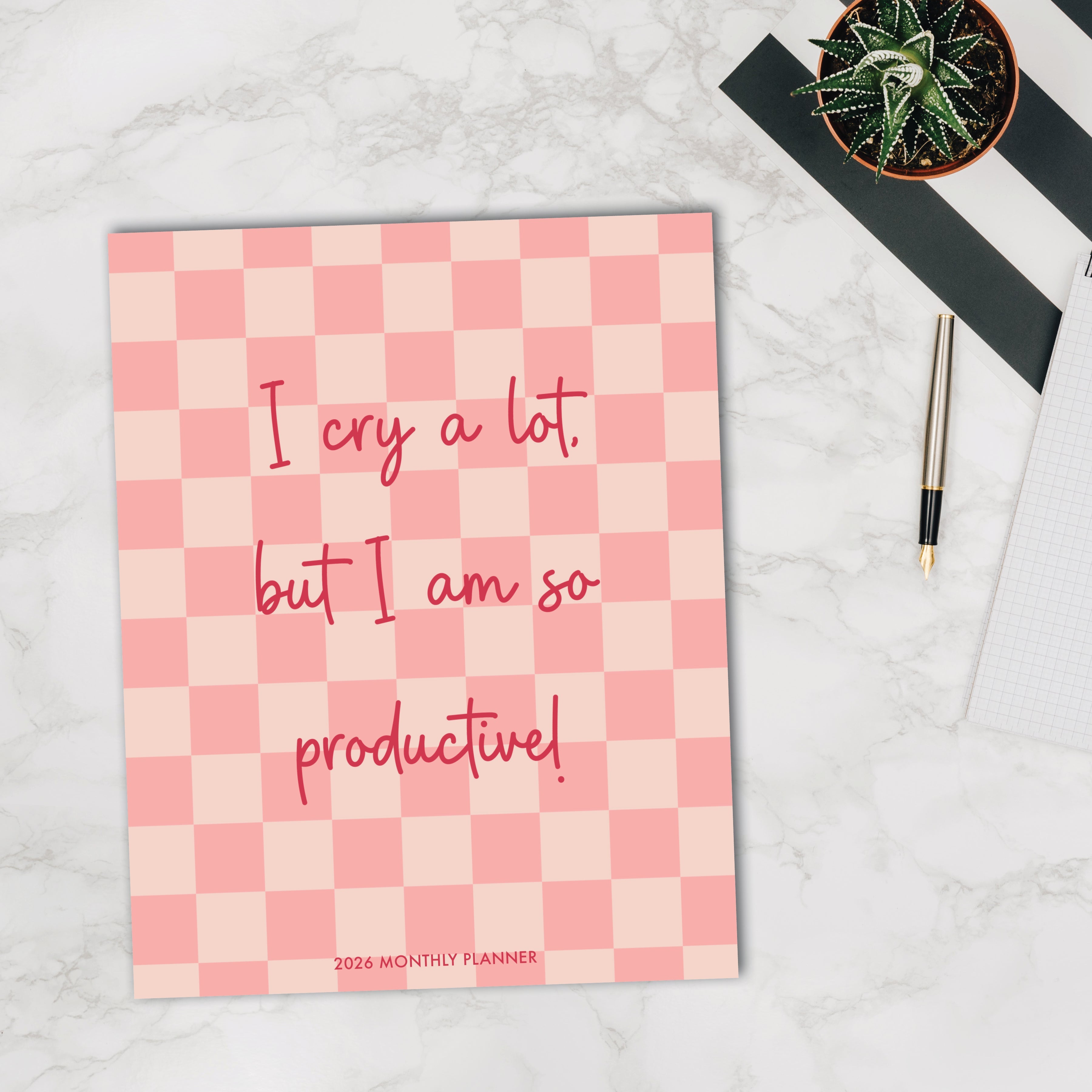 2026 I Cry A lot - Monthly Diary/Planner