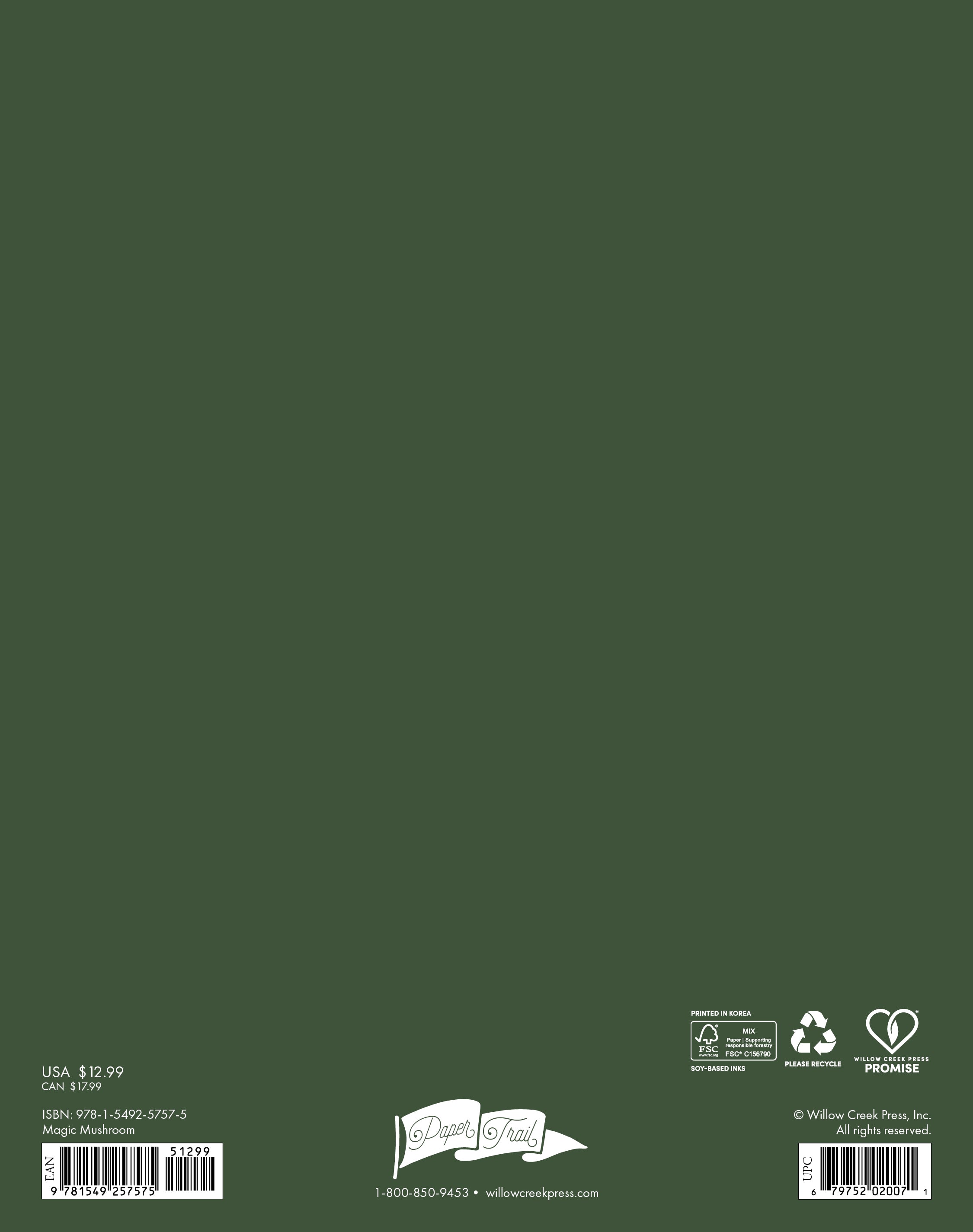 2026 Magic Mushroom - Monthly Diary/Planner