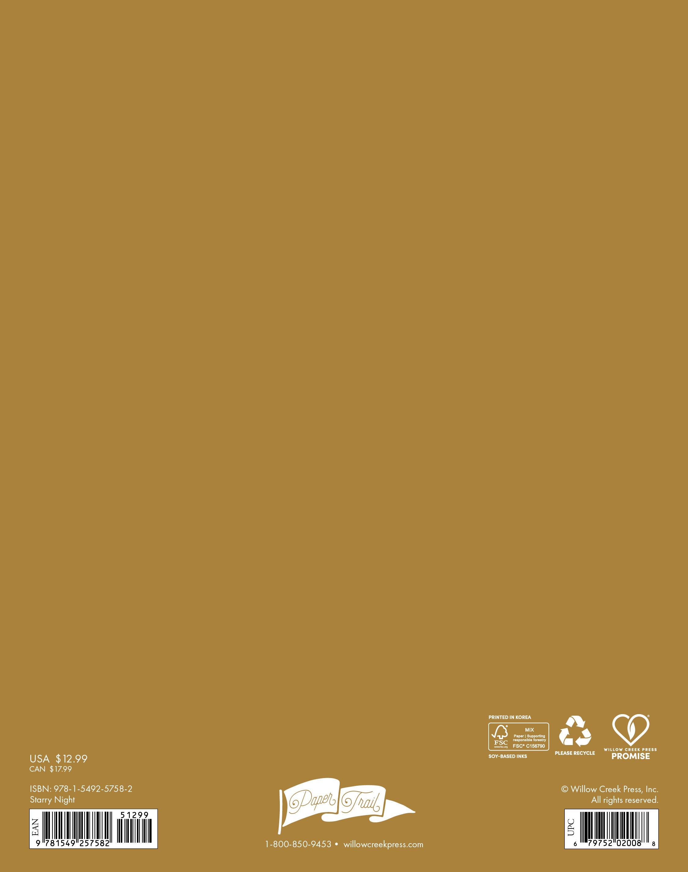 2026 Starry Night - Monthly Diary/Planner