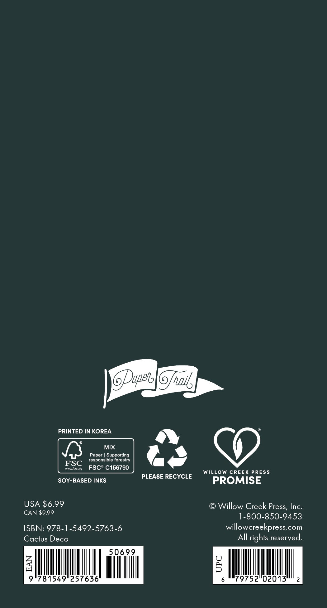 2026-2027 Cactus Deco - Monthly Pocket Diary/Planner