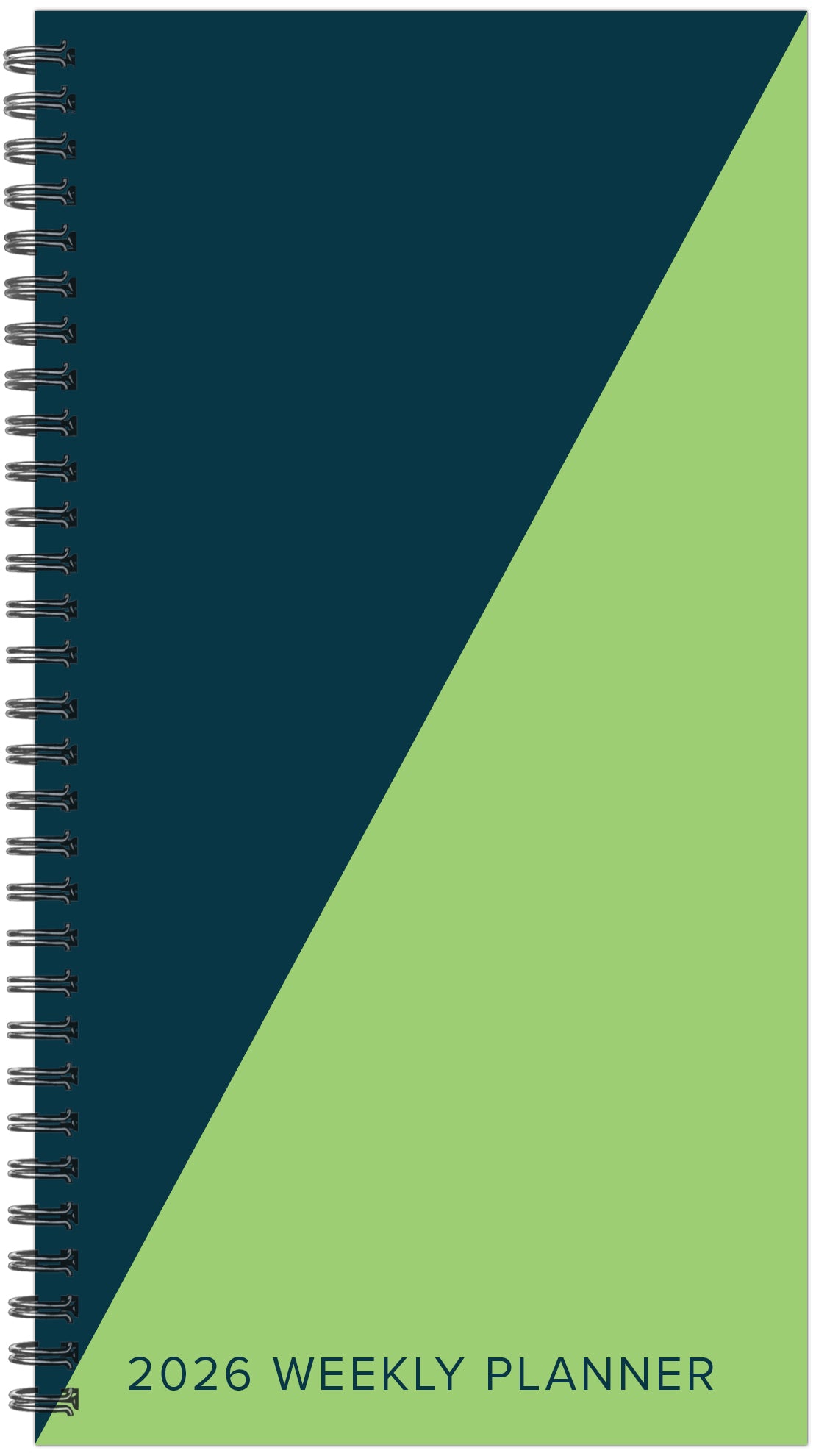 2026 Navy Lime Duotone - Weekly & Monthly Pocket Diary/Planner