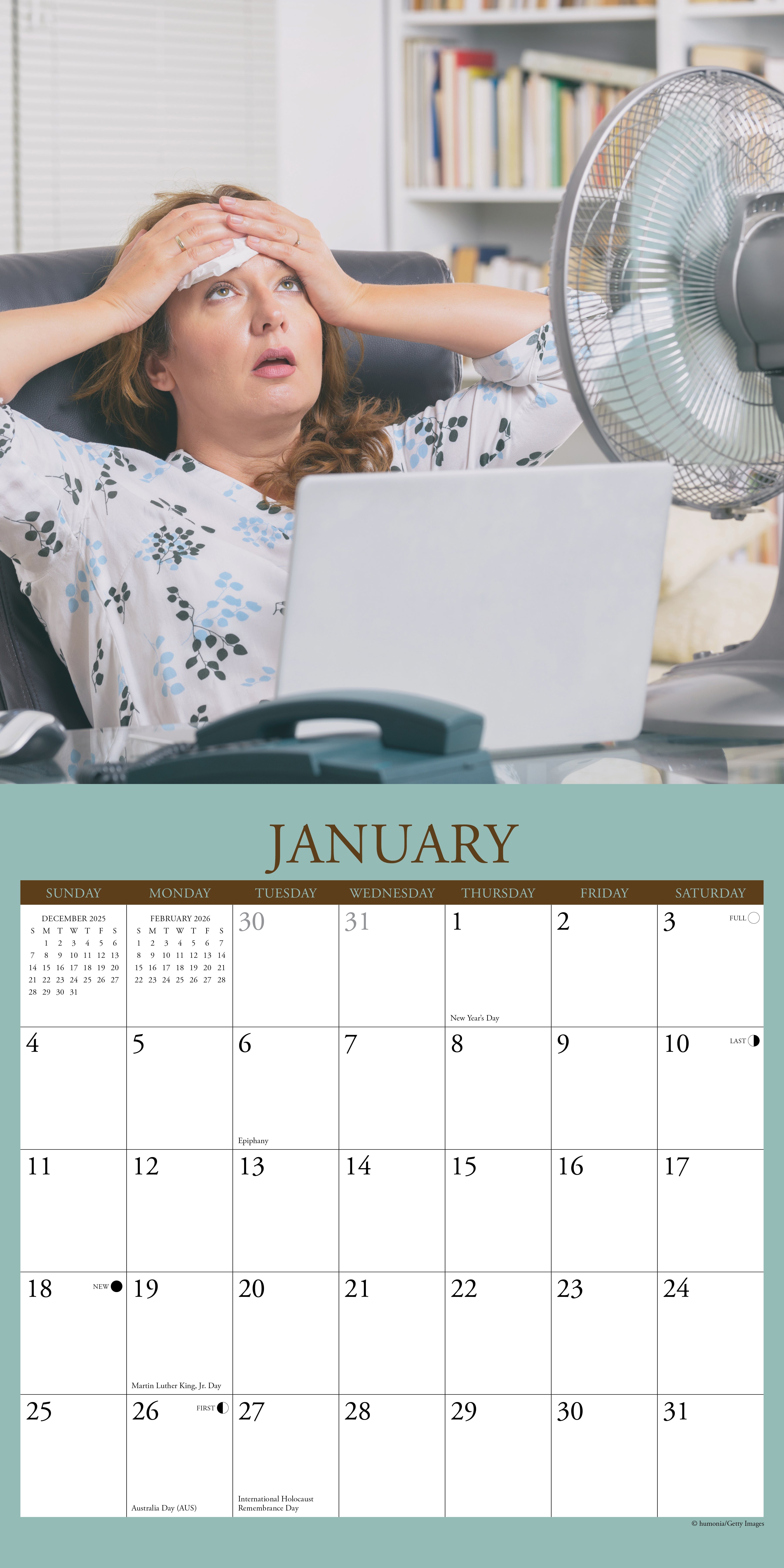 2026 Only Fans - Square Wall Calendar