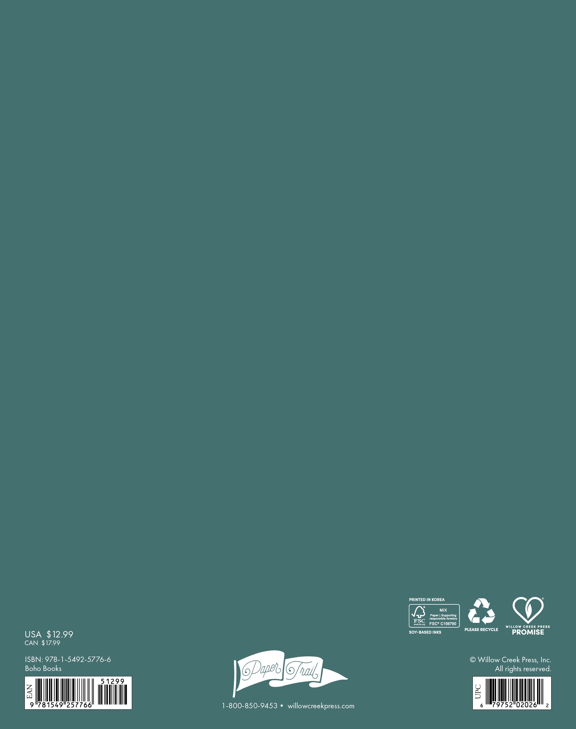 2026 Boho Books - Monthly Diary/Planner