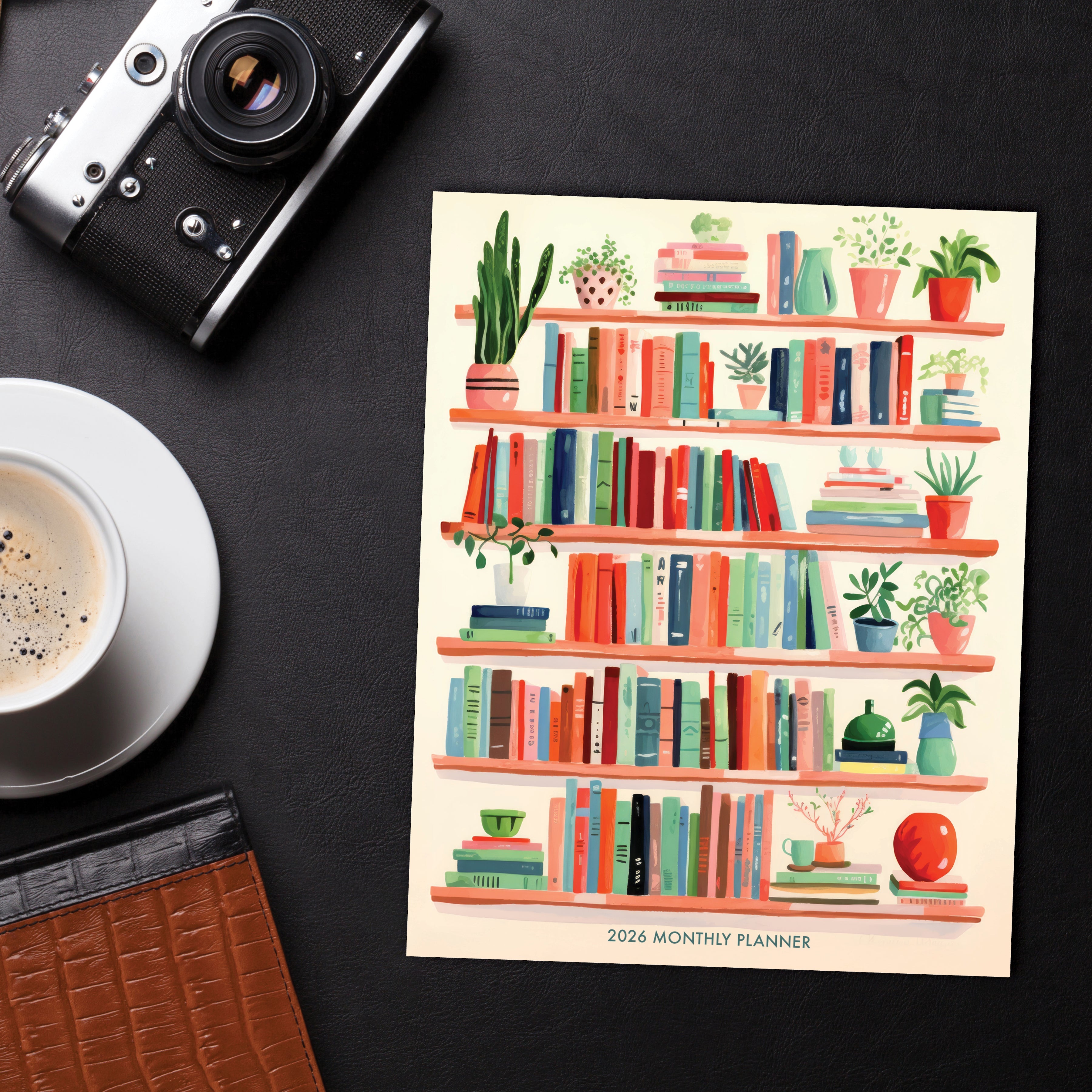 2026 Boho Books - Monthly Diary/Planner