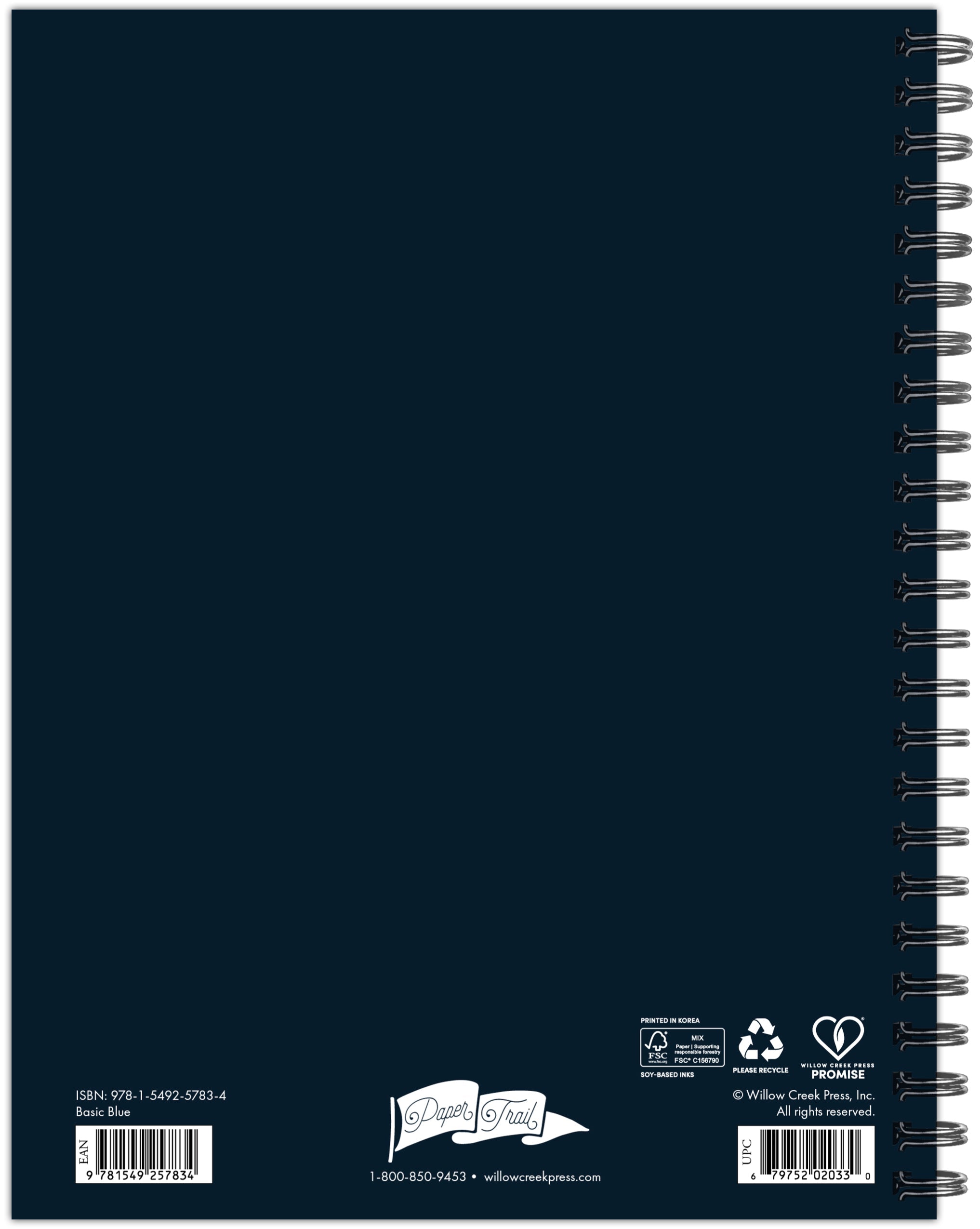 2026 Basic Blue - Monthly & Weekly Diary/Planner