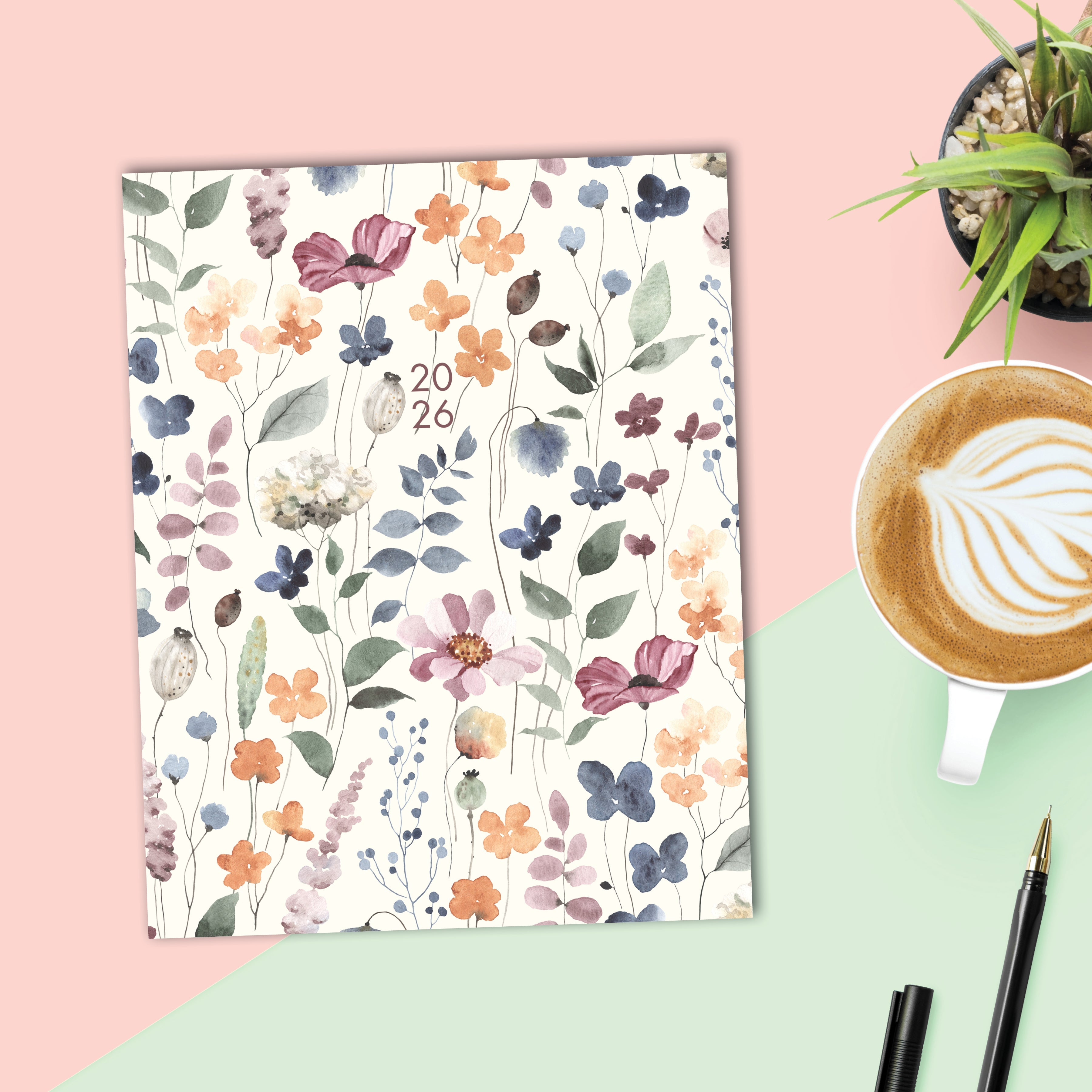 2026 Garden Botanical - Monthly Diary/Planner