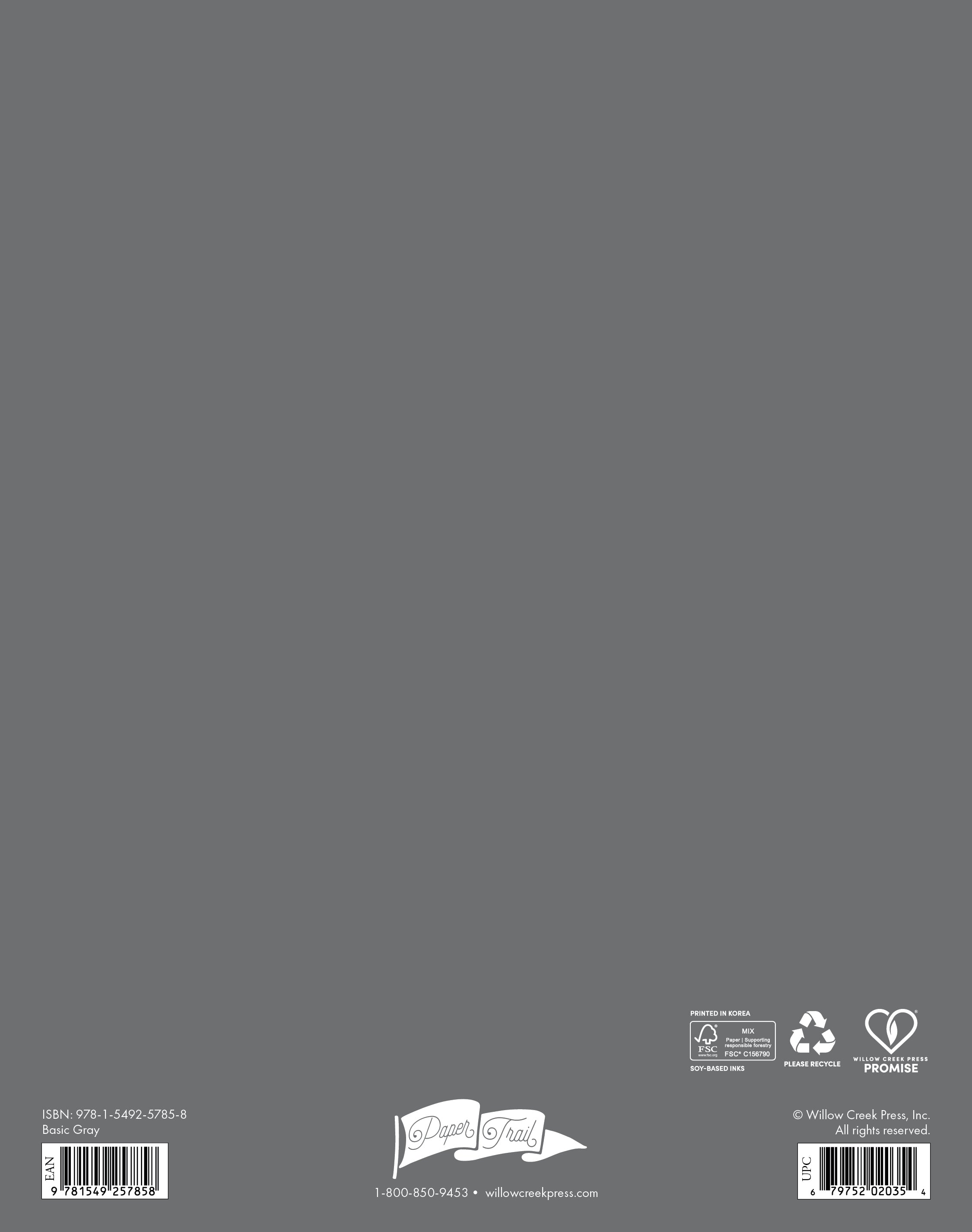 2026 Basic Gray - Monthly Diary/Planner