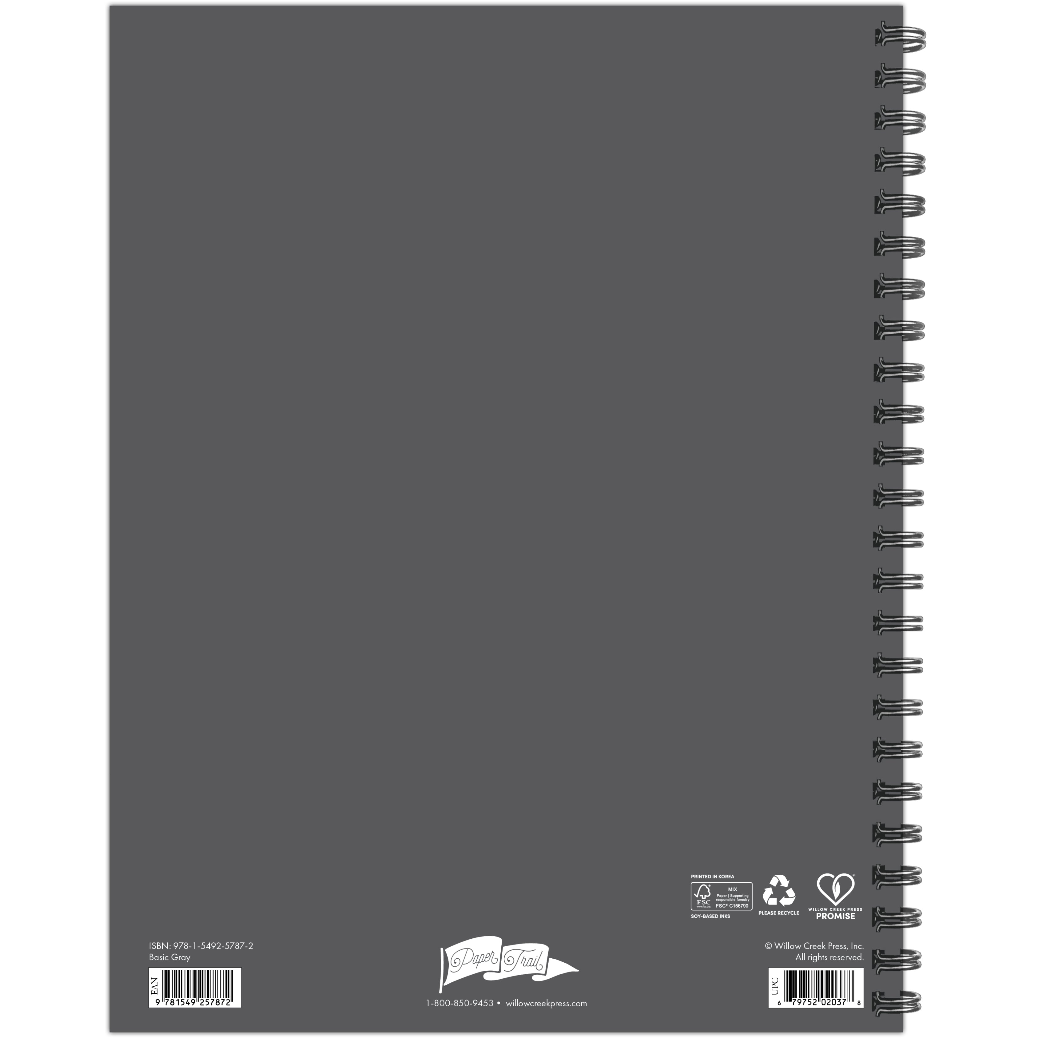 2026 Basic Gray - Monthly & Weekly Diary/Planner