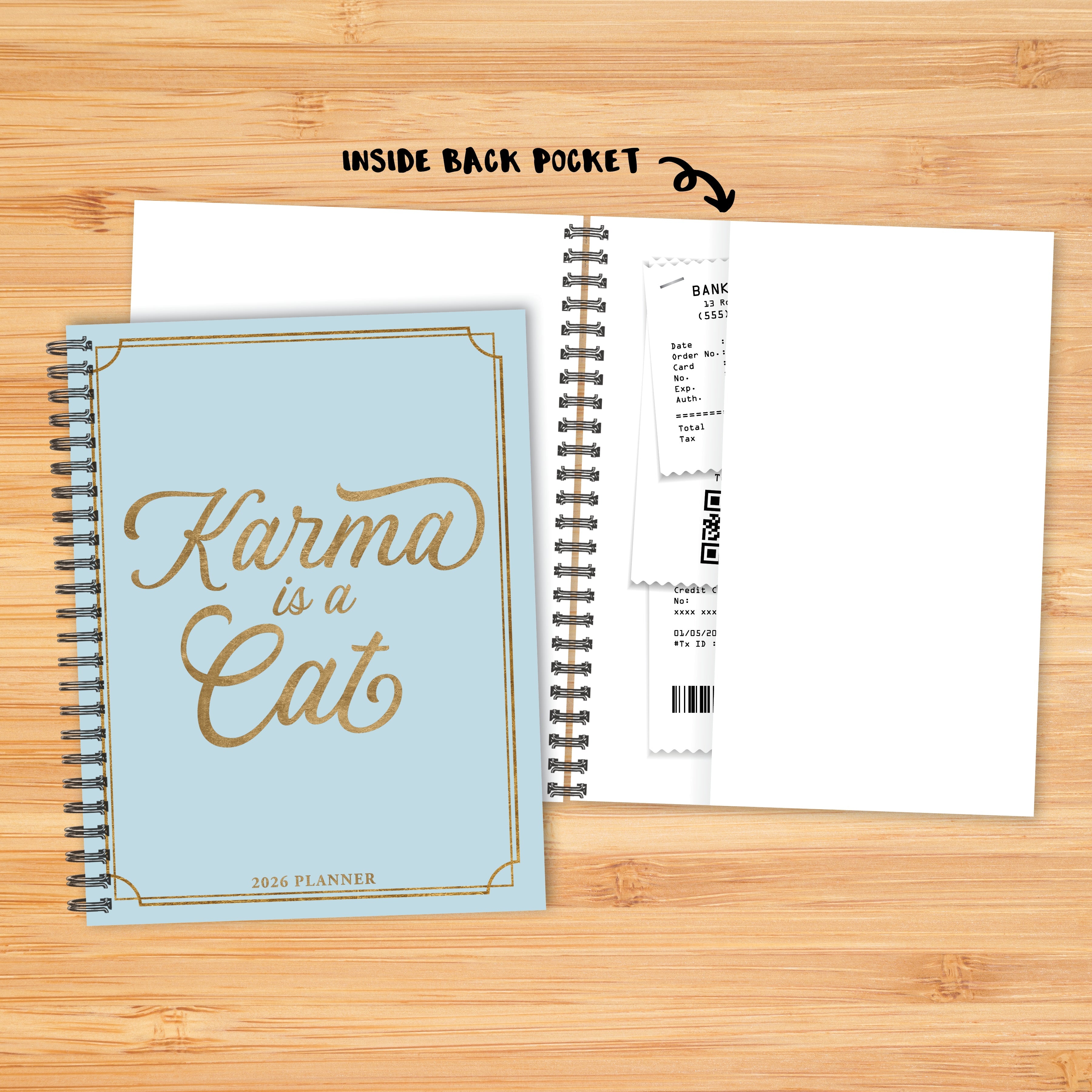 2026 Karma is a Cat - Monthly & Weekly Diary/Planner