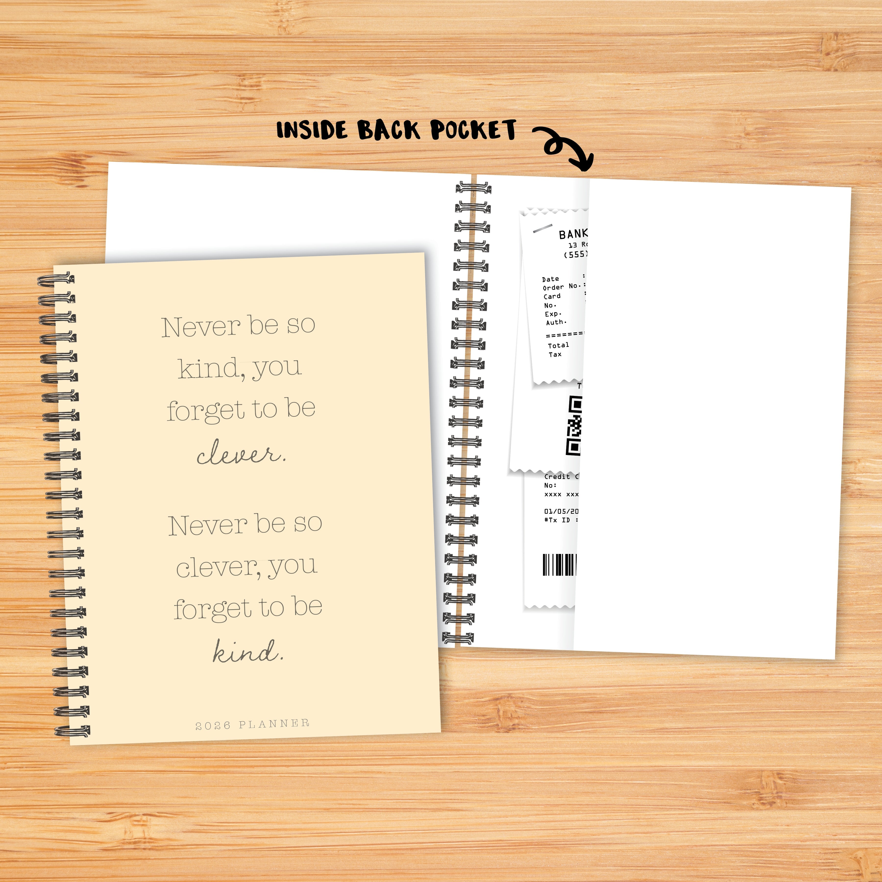 2026 Never Be So Kind - Monthly & Weekly Diary/Planner