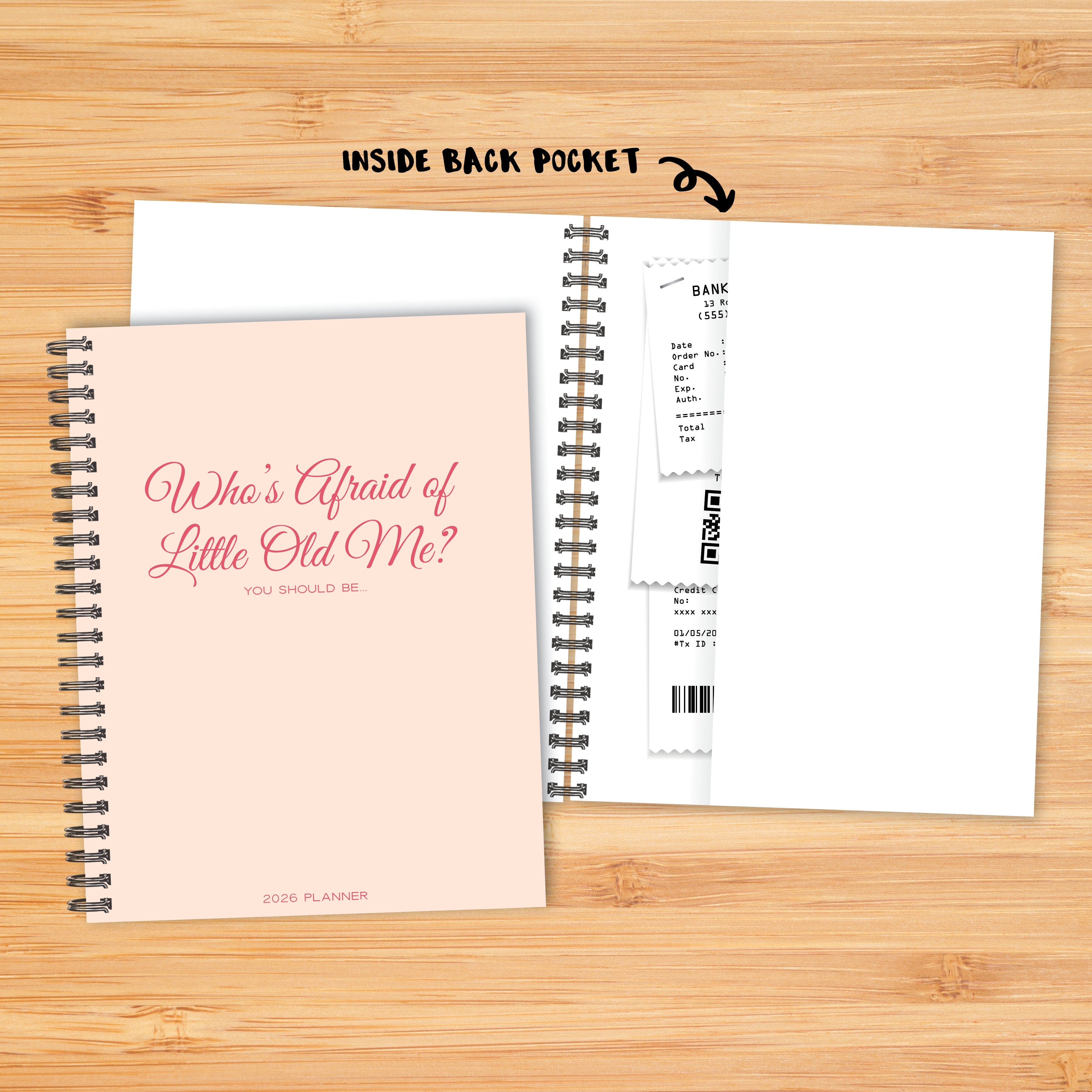 2026 Who's Afraid of Little Old Me? - Monthly & Weekly Diary/Planner