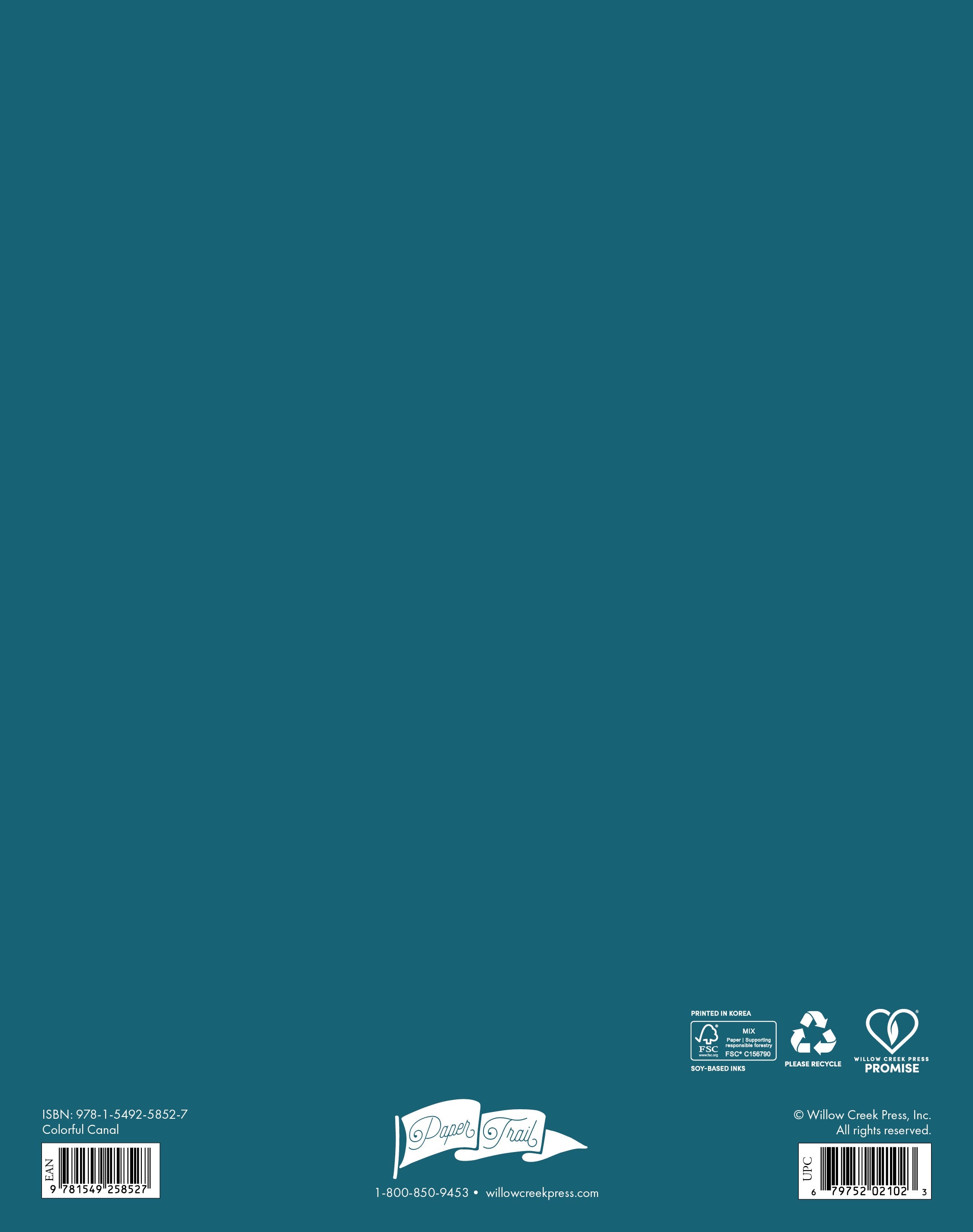 2026 Colorful Canal - Monthly Diary/Planner