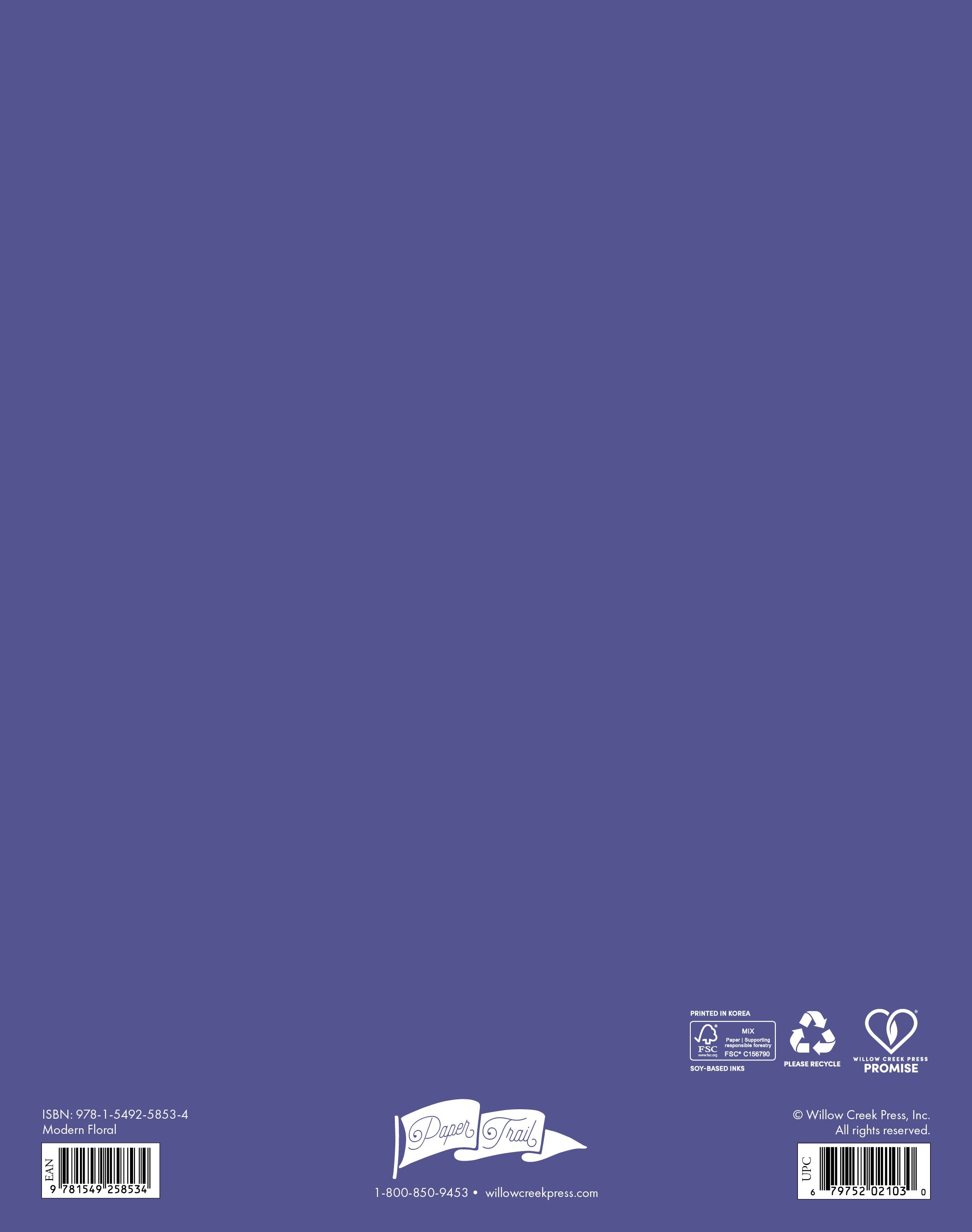 2026 Modern Floral - Monthly Diary/Planner