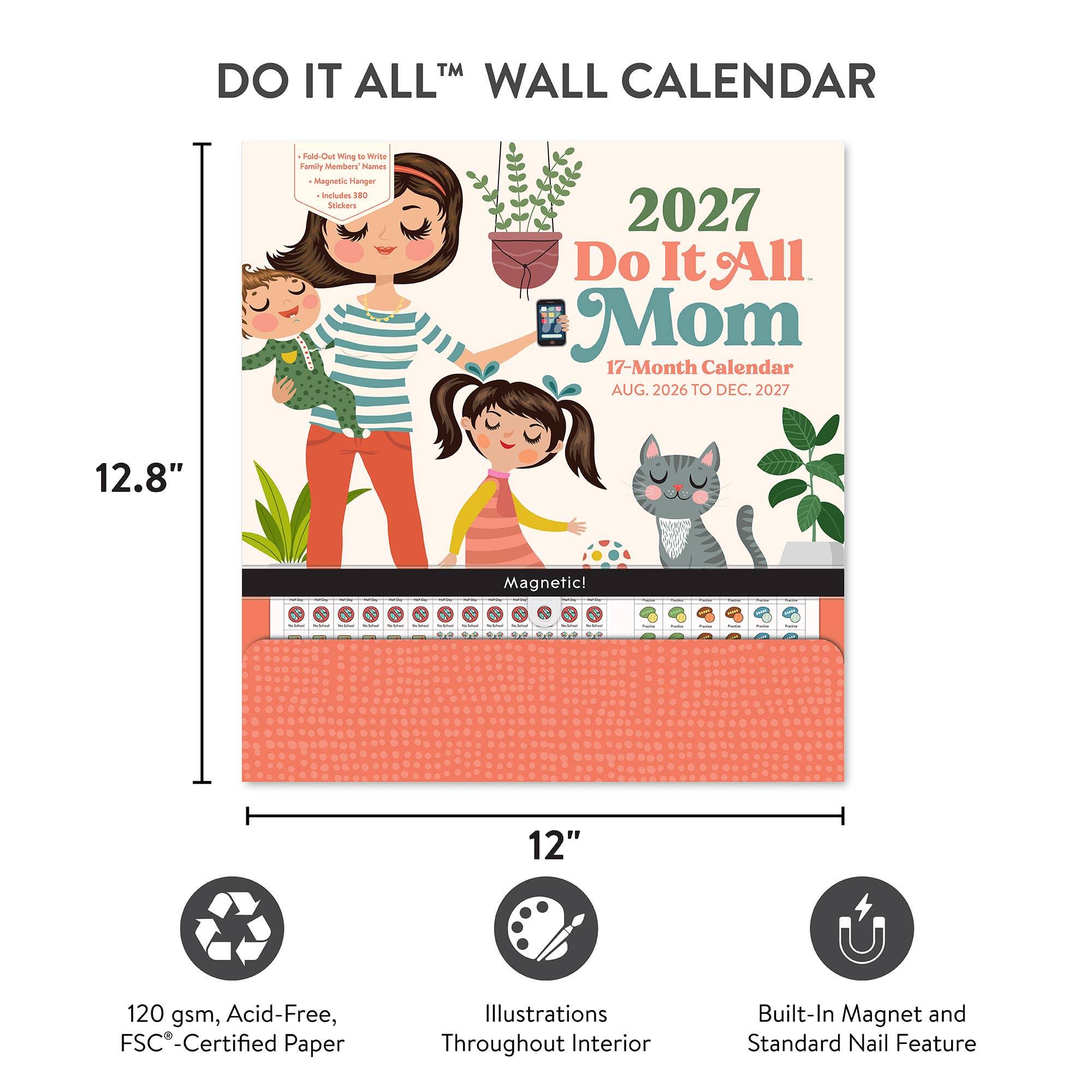 2027 Mom Do It All™ Wall Calendar