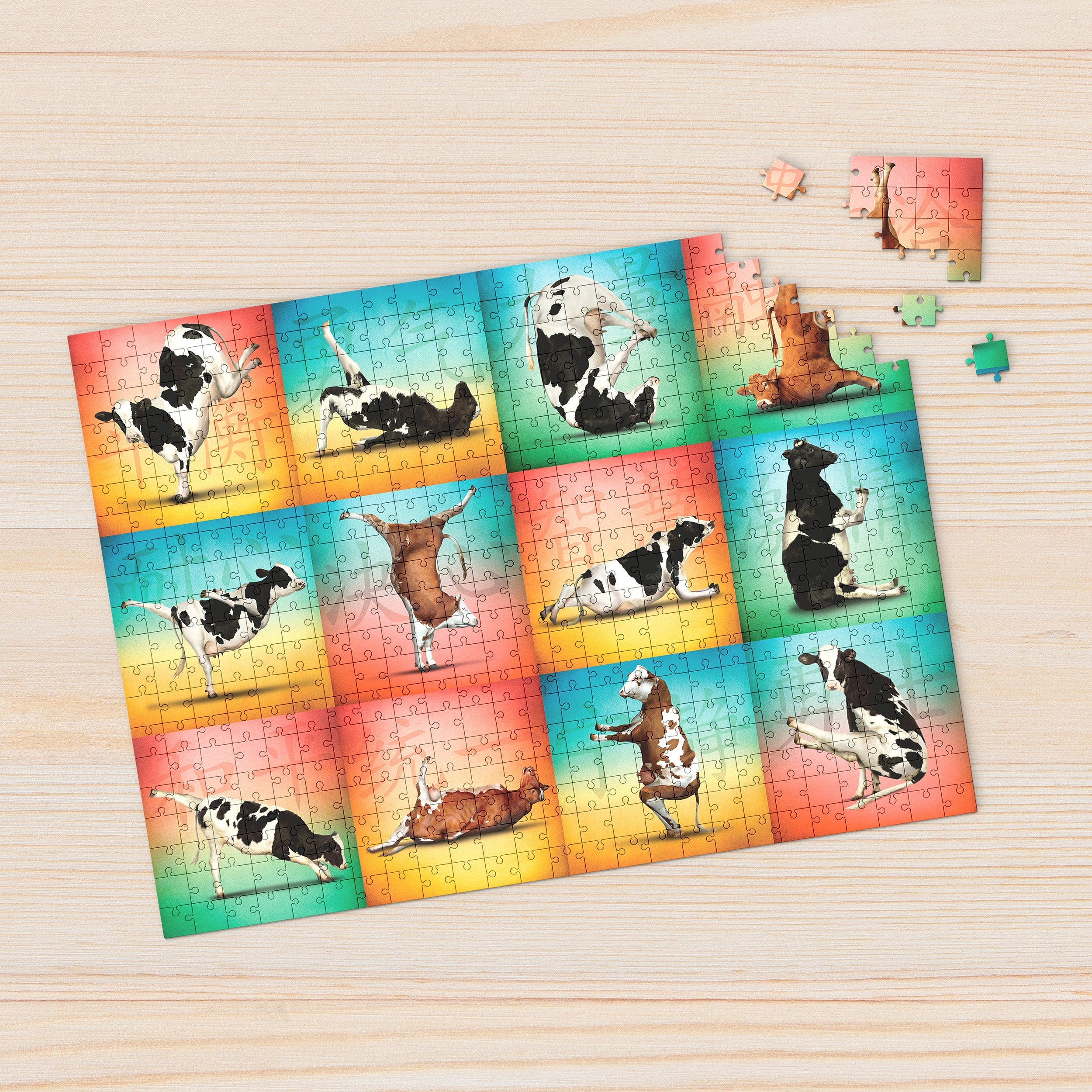 Cow Yoga 1000 Piece - Jigsaw Puzzle