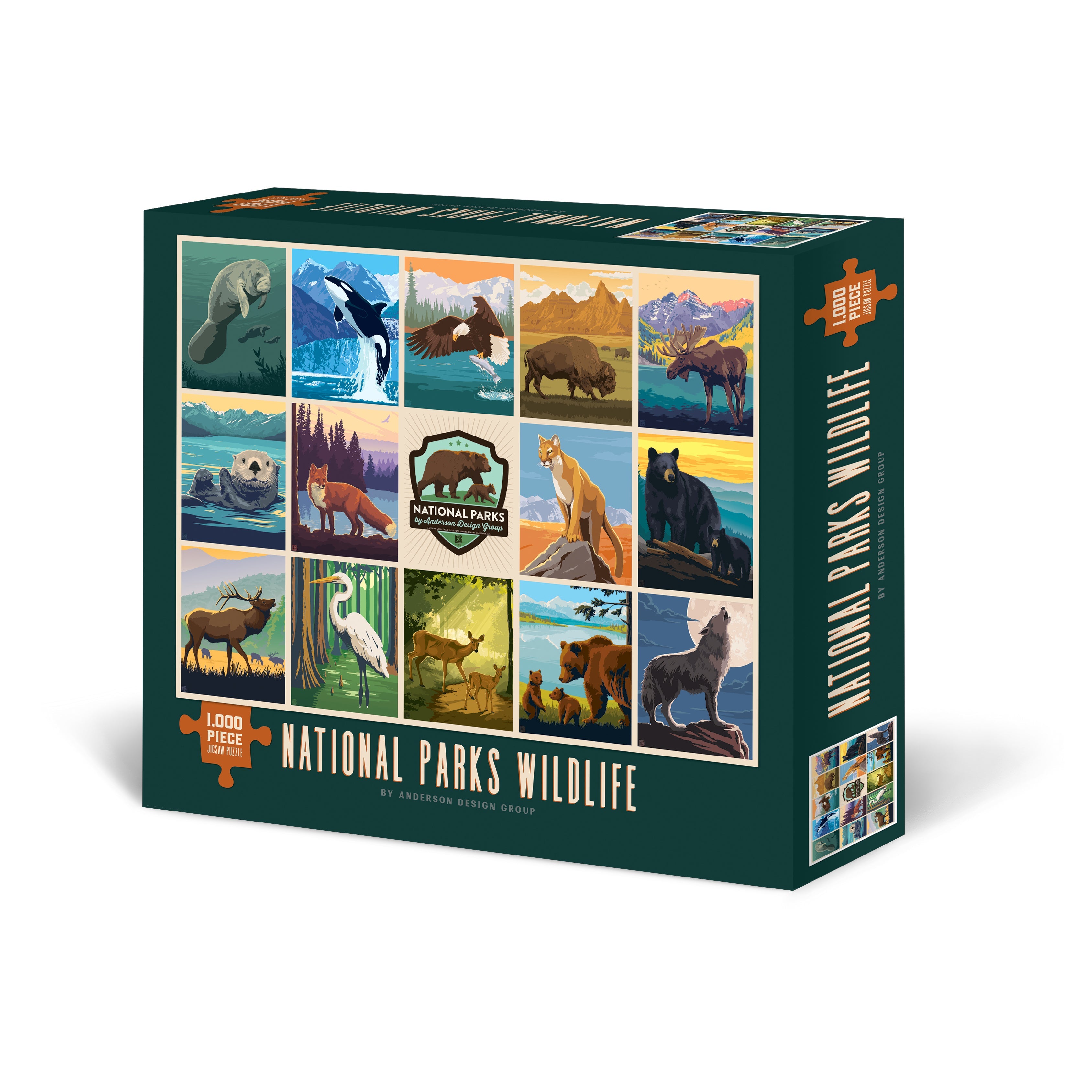 National Parks Wildlife 1000 Piece - Jigsaw Puzzle
