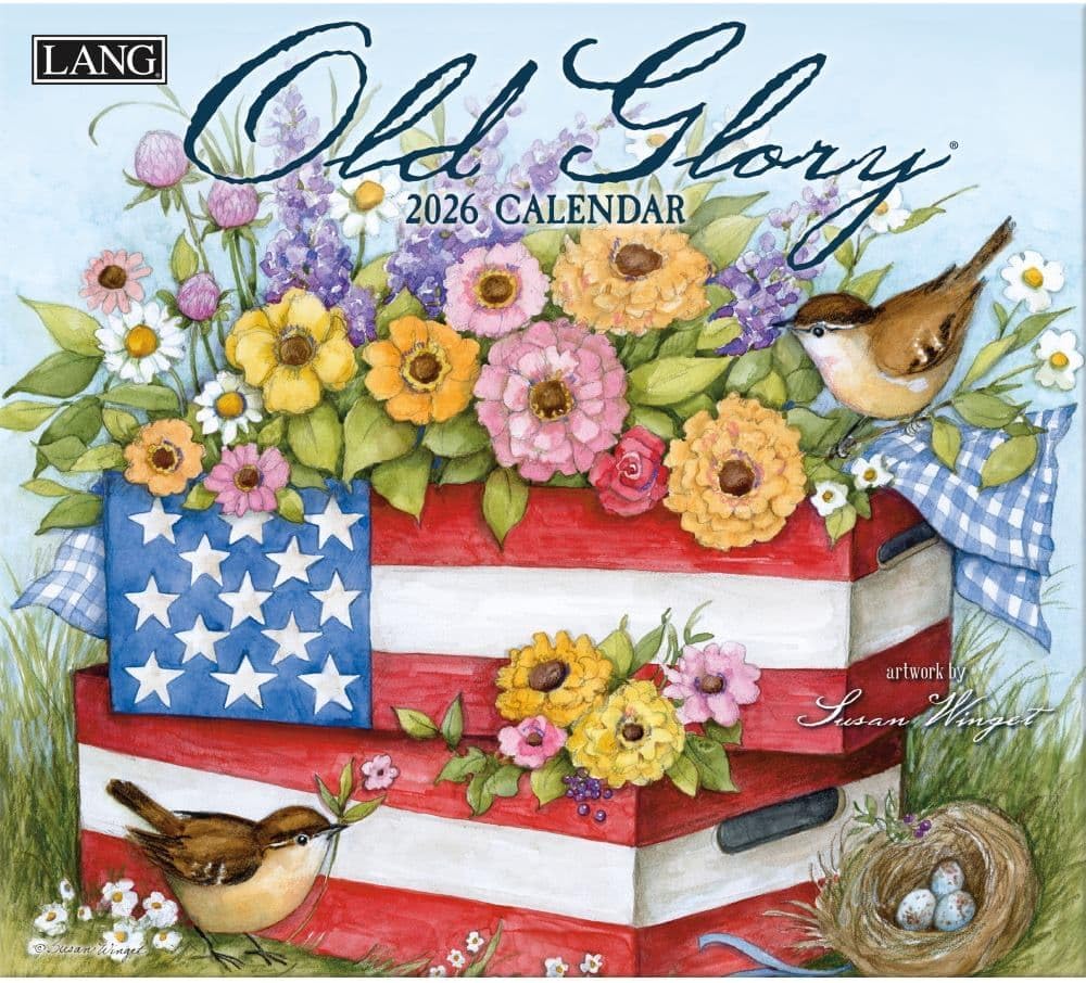 2026 LANG Old Glory - Deluxe Wall Calendar
