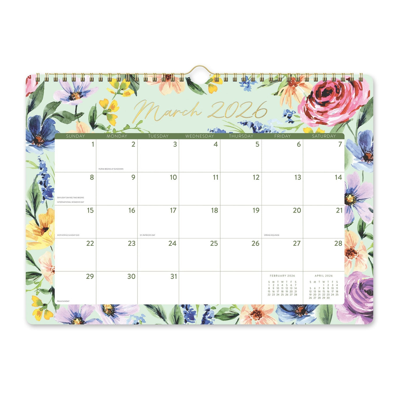 2026 Bella Flora - Deluxe Wall Calendar