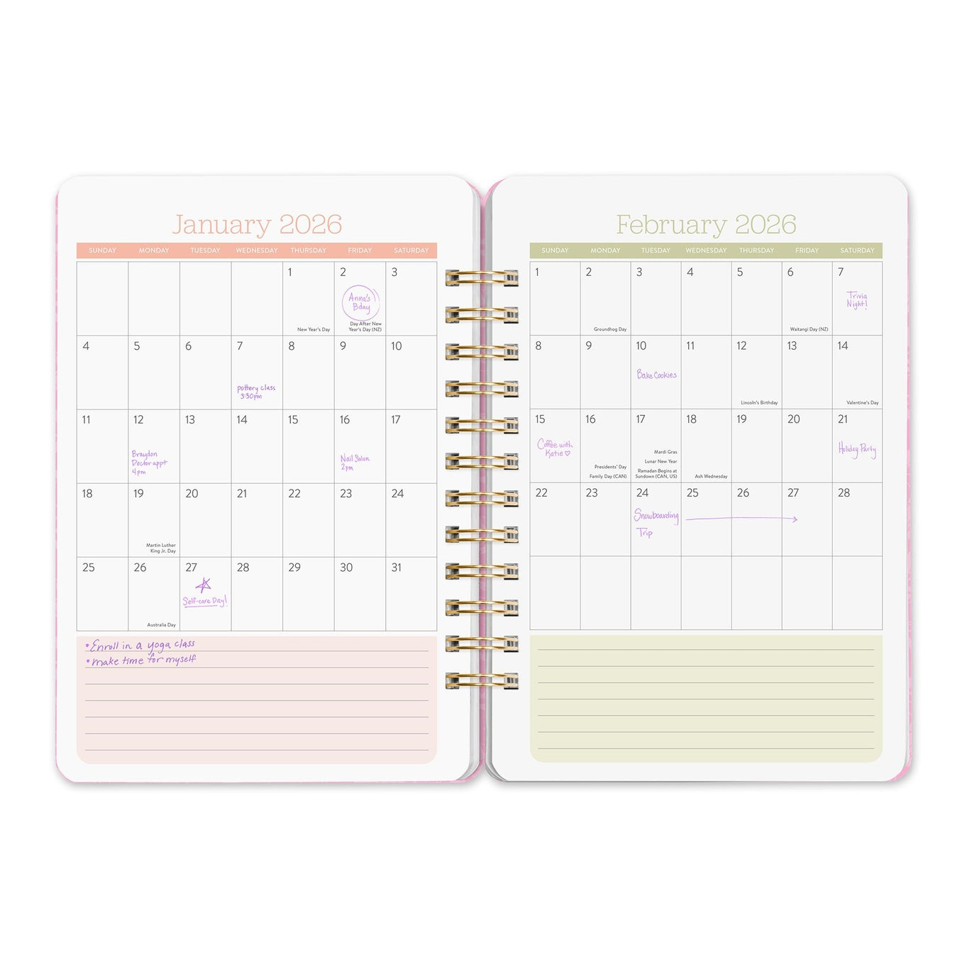 2026 Bella Flora Do It All - 17-Month Monthly & Weekly Diary/Planner