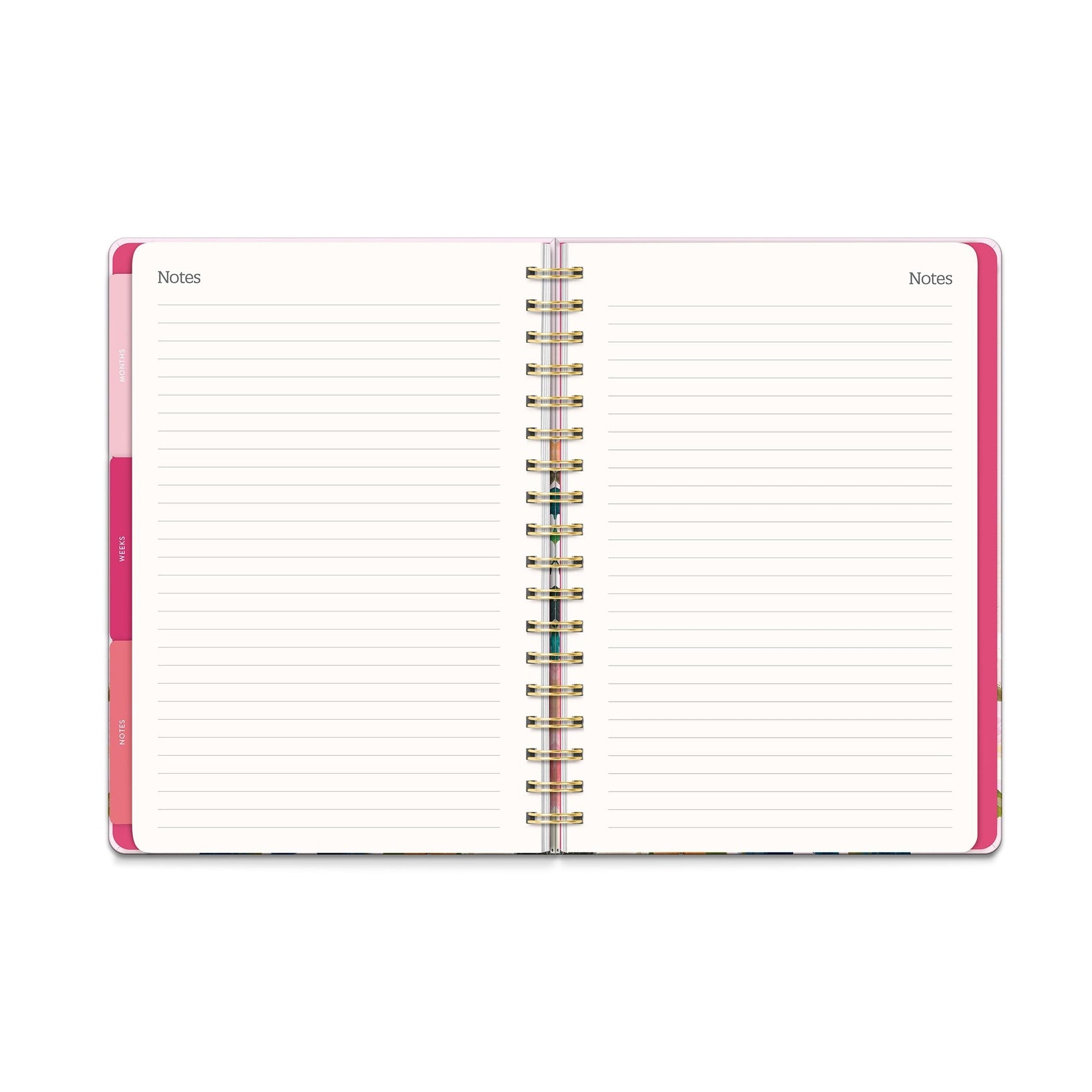 2026 Bella Flora - Tri-Tab 17-Month Monthly & Weekly Diary/Planner