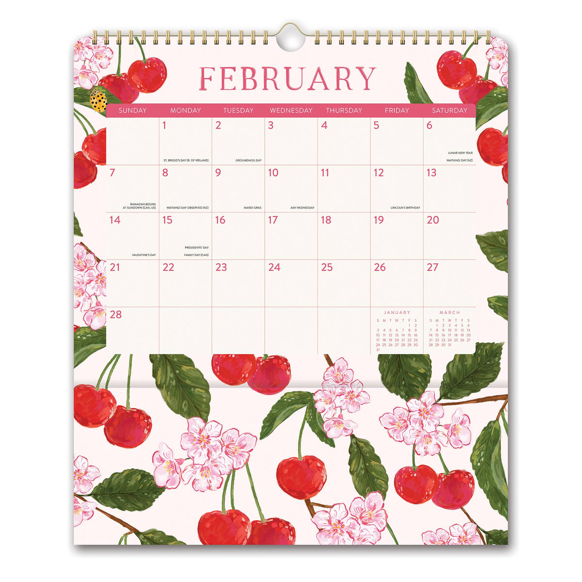 2027 Fruit & Flora Pockets Plus™ Wall Calendar