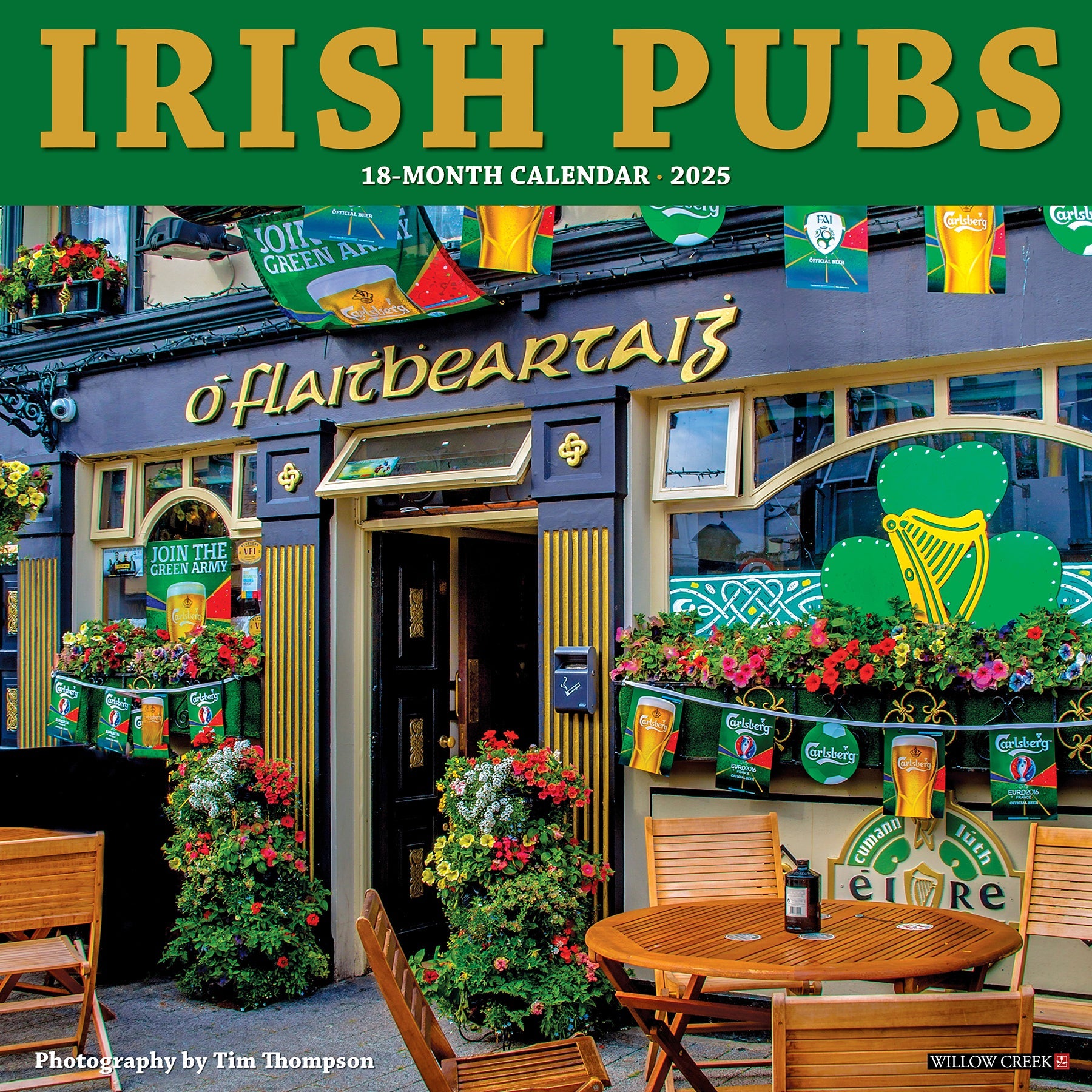 2025 Irish Pubs - Square Wall Calendar